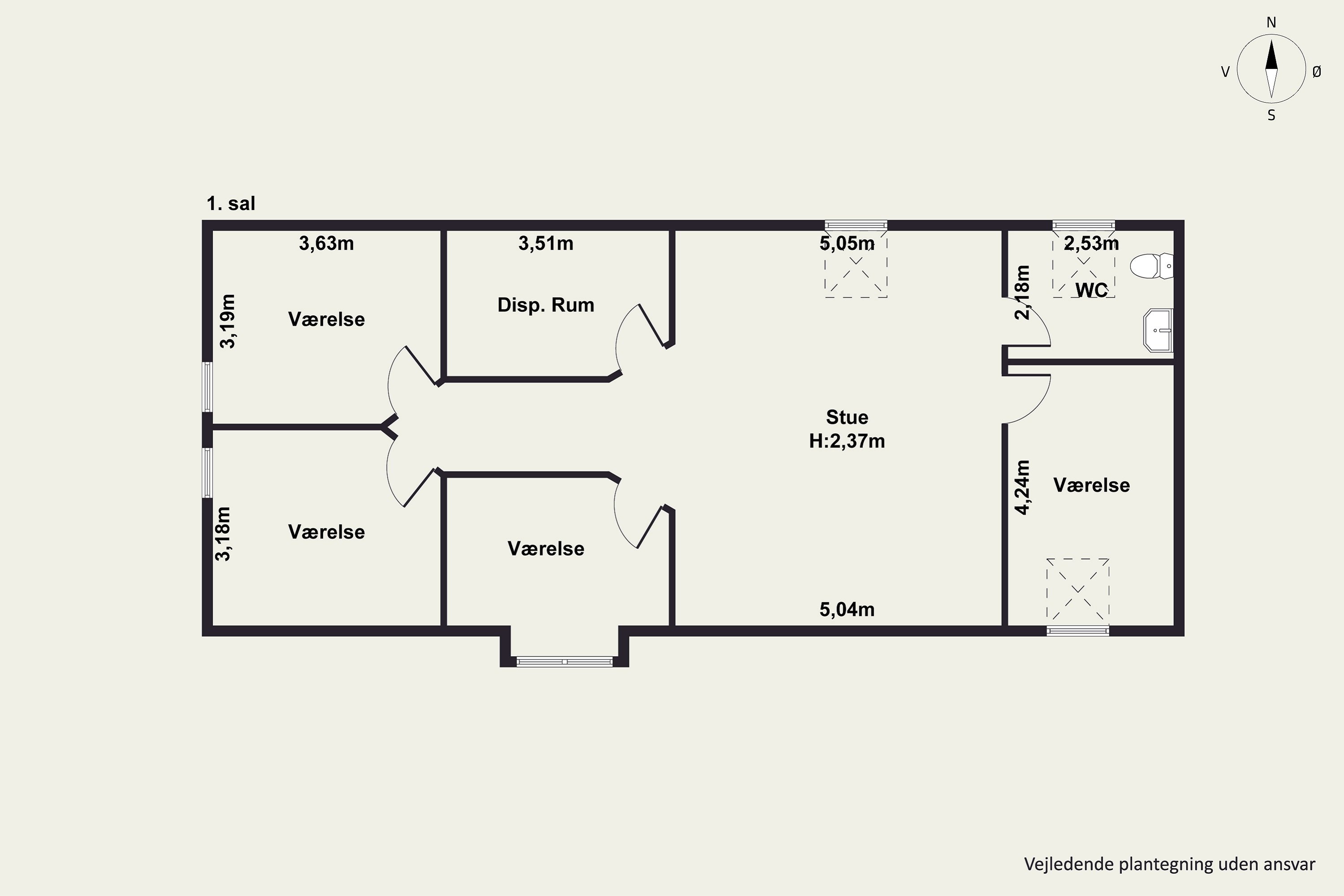 Plantegninger billede af Langgade 14, Vivild, 8961 Allingåbro