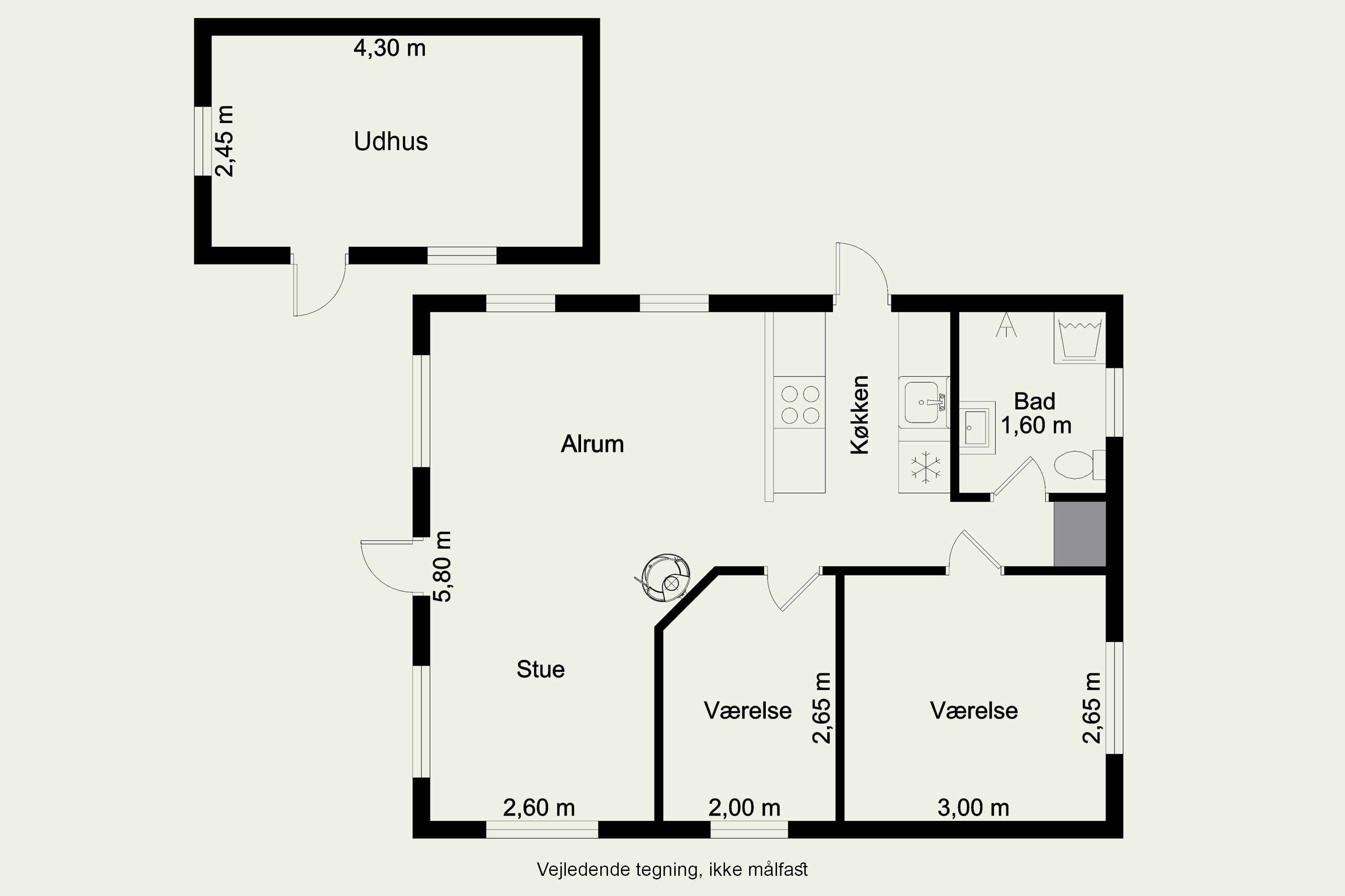 Plantegninger billede af Asynjevej 40, 2740 Skovlunde
