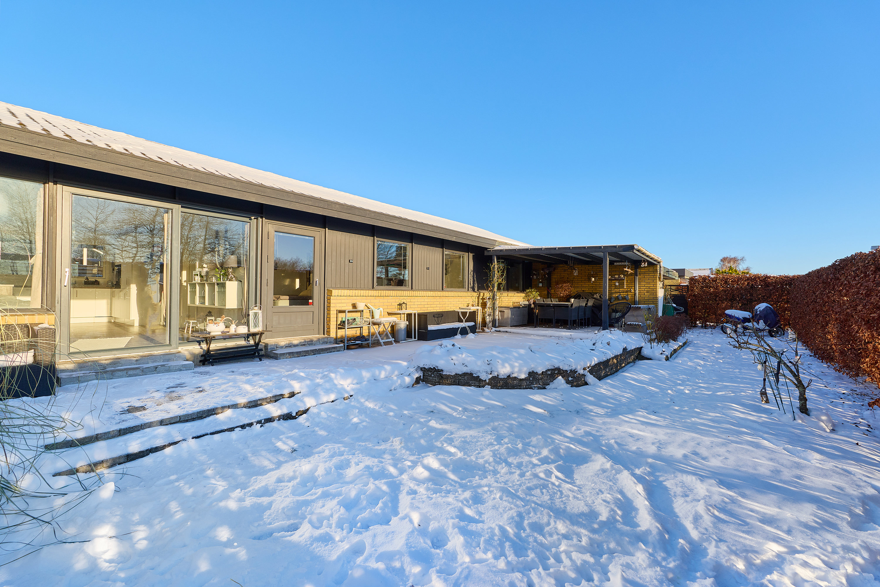 Fremhævet terrasse billede i fuldskærmstilstand. Billede af Osebergvej 22, 3650 Ølstykke