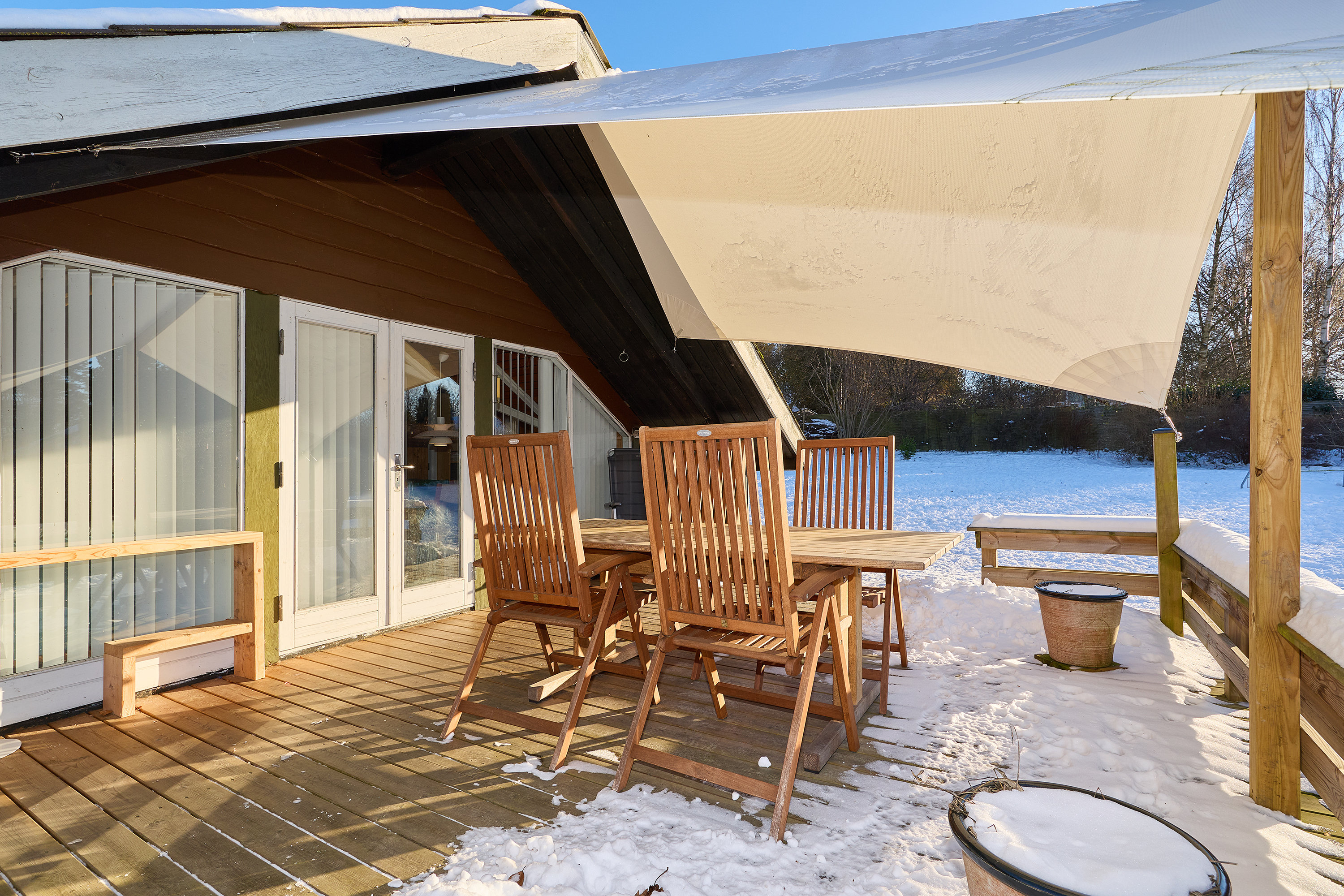 Fremhævet terrasse billede i fuldskærmstilstand. Billede af Bakkedraget 5, Buresø, 3550 Slangerup