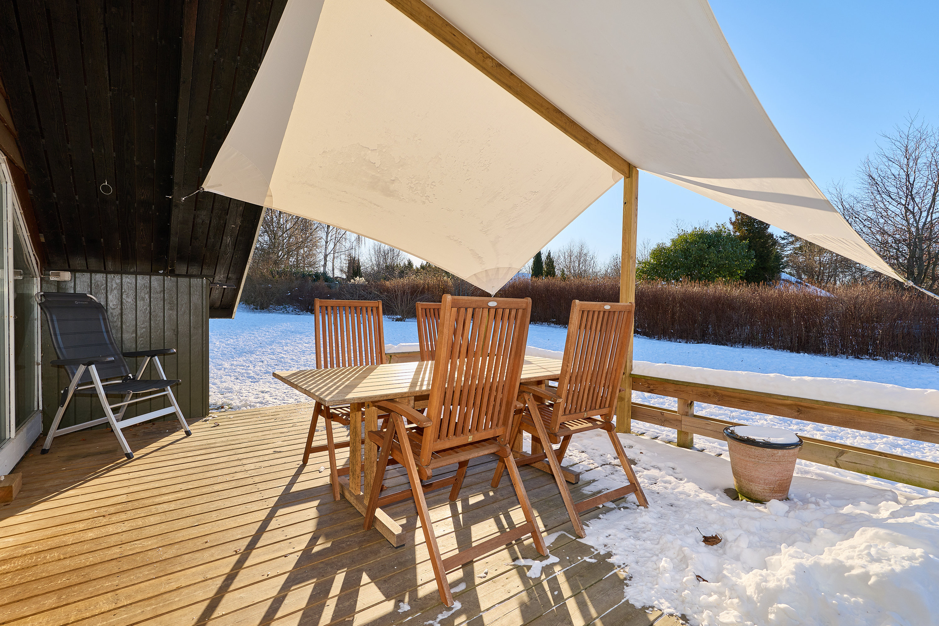 Fremhævet terrasse billede i fuldskærmstilstand. Billede af Bakkedraget 5, Buresø, 3550 Slangerup