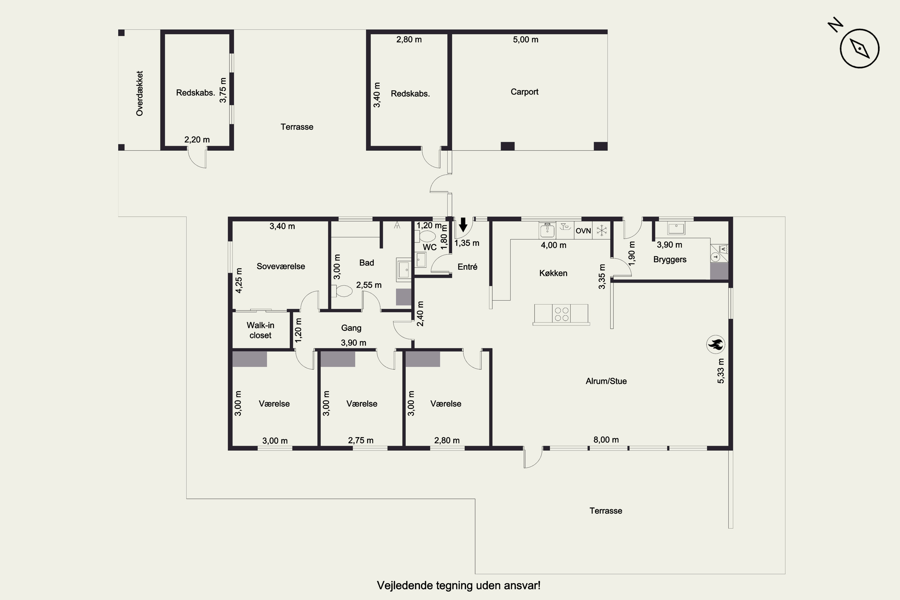 Plantegninger billede af Griegsvej 1, 7500 Holstebro