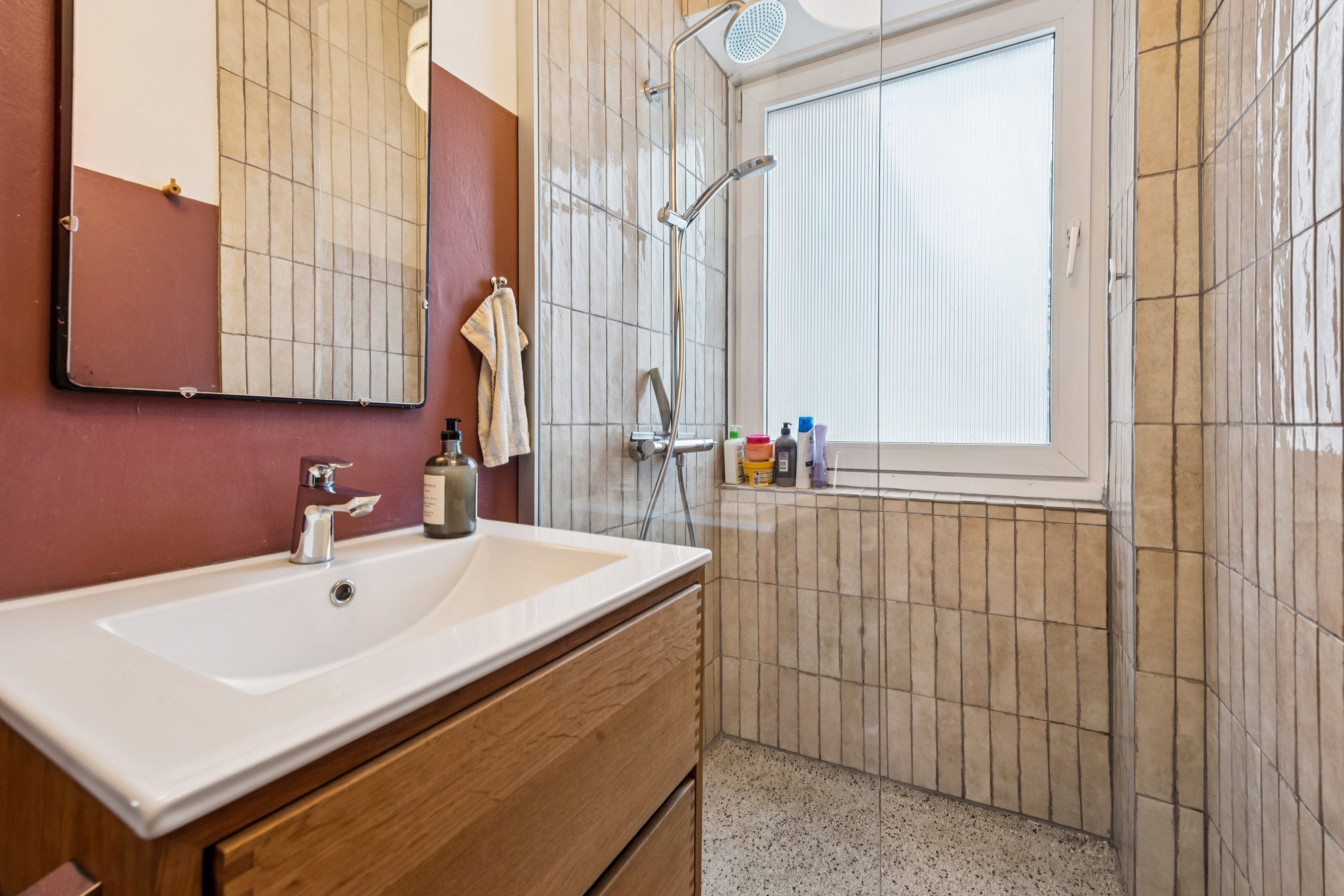 Fremhævet badeværelse billede i fuldskærmstilstand. Billede af Hamletsgade 22, 1. tv., 2200 København N