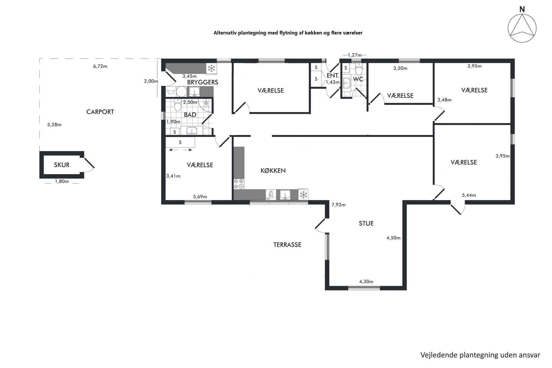 Plantegninger billede af Februarvej 29, 8210 Aarhus V