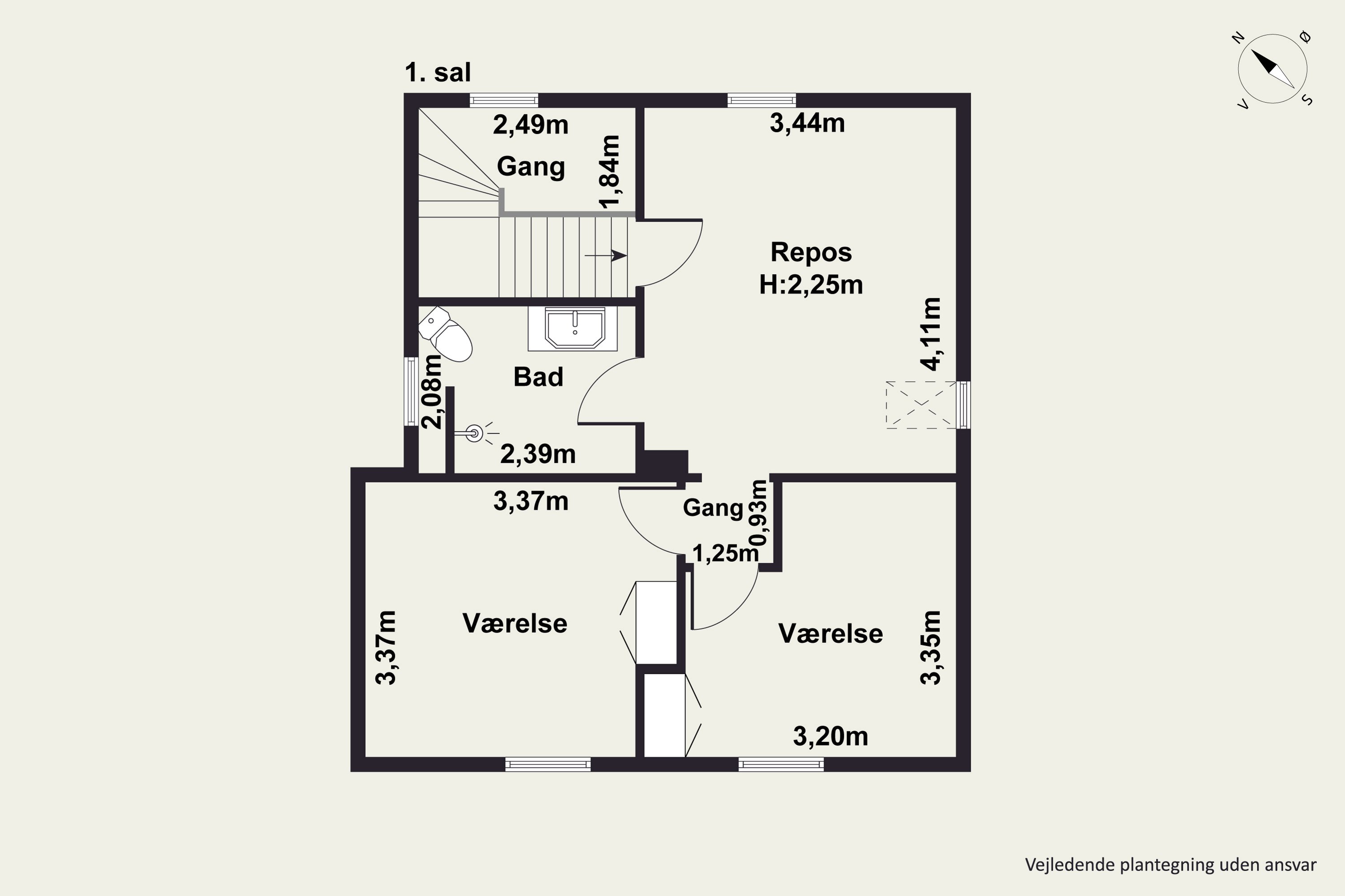 Plantegninger billede af Skolevej 4, 4470 Svebølle
