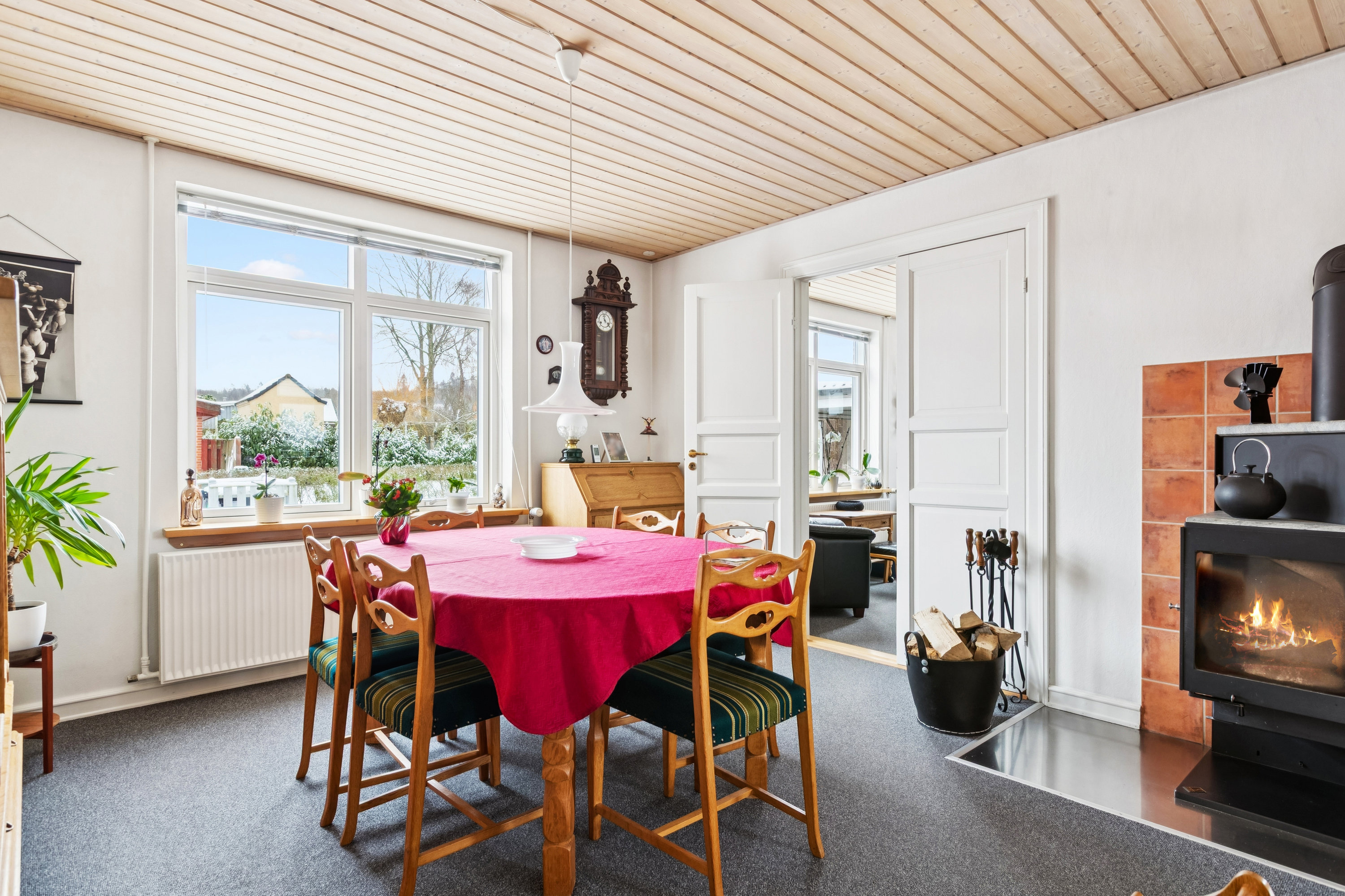 Fremhævet spisestue billede i fuldskærmstilstand. Billede af Skolevej 4, 4470 Svebølle