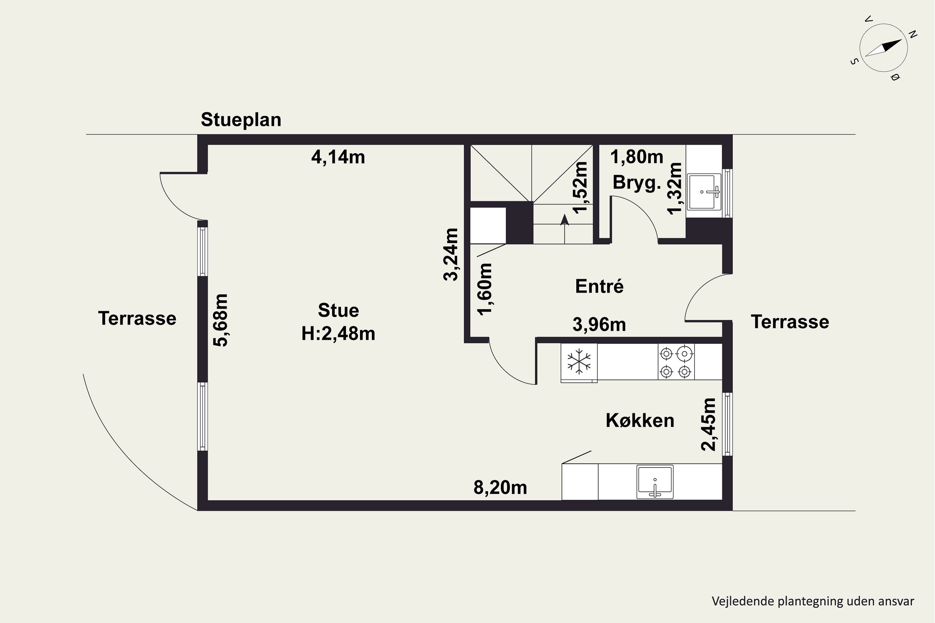 Plantegninger billede af Skansen 22, 8400 Ebeltoft