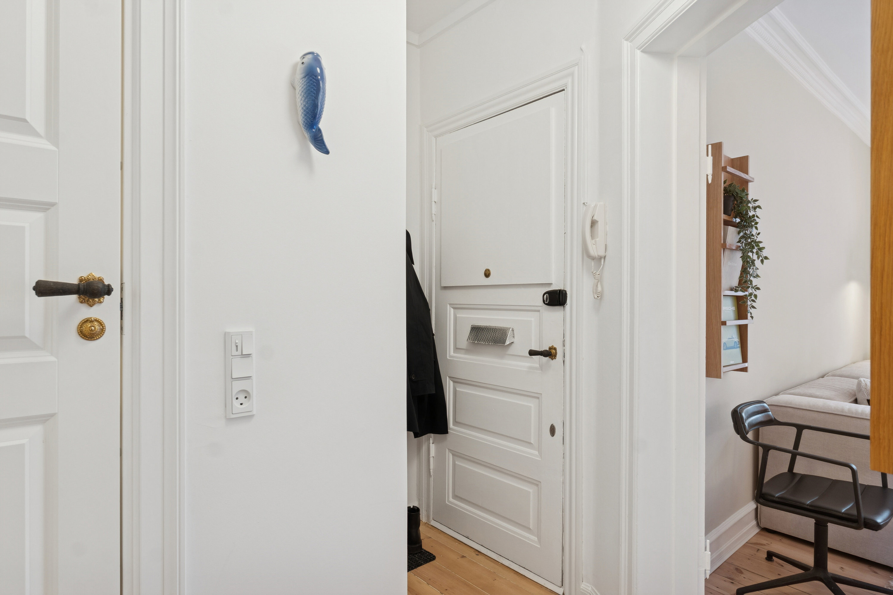 Fremhævet indendørs billede i fuldskærmstilstand. Billede af Snorresgade 6, 1. tv., 2300 København S