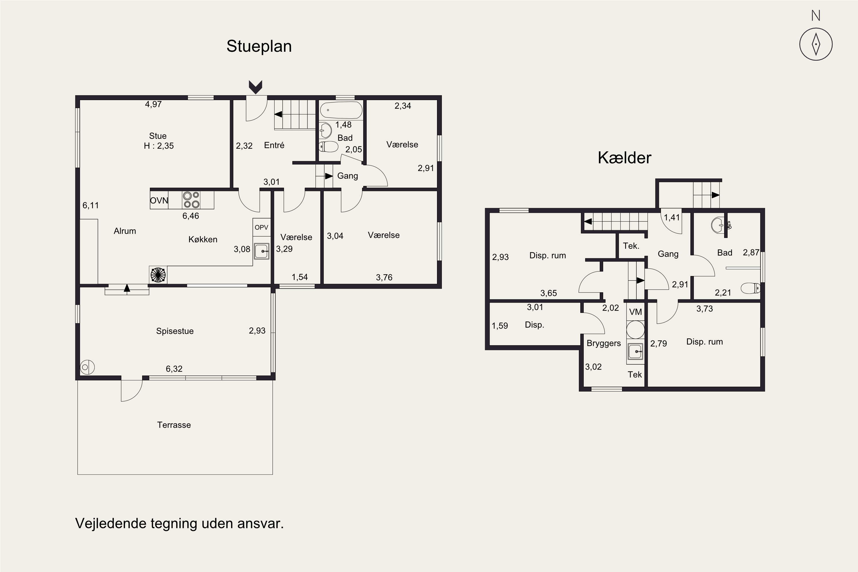 Plantegninger billede af Bakkevænget 15, Risvangen, 8200 Aarhus N