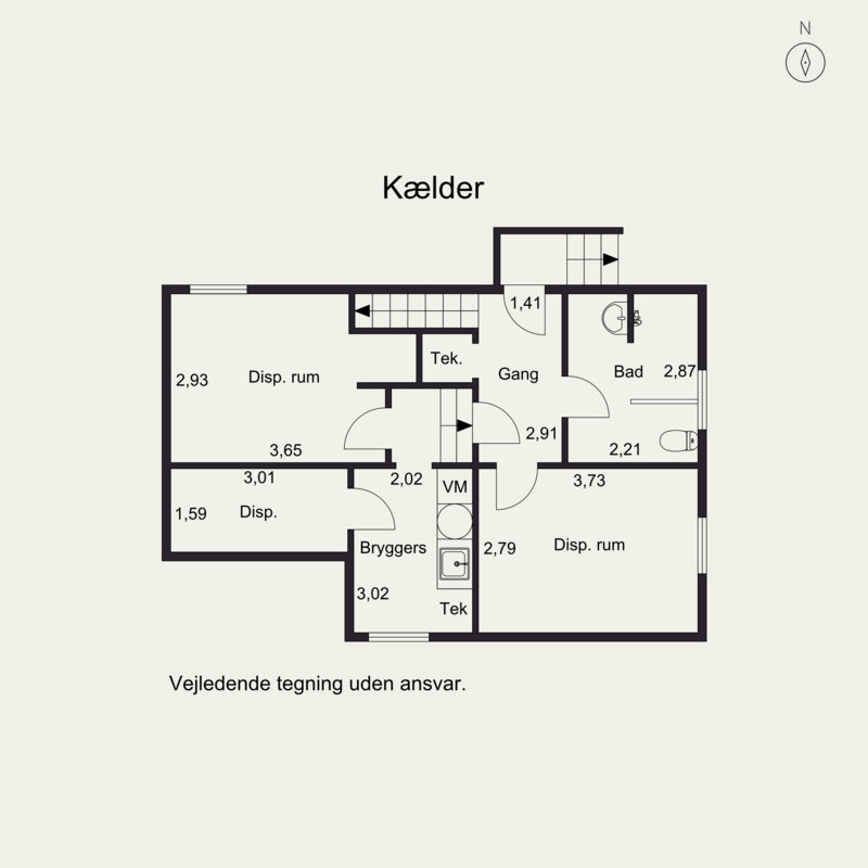 Plantegninger billede af Bakkevænget 15, Risvangen, 8200 Aarhus N