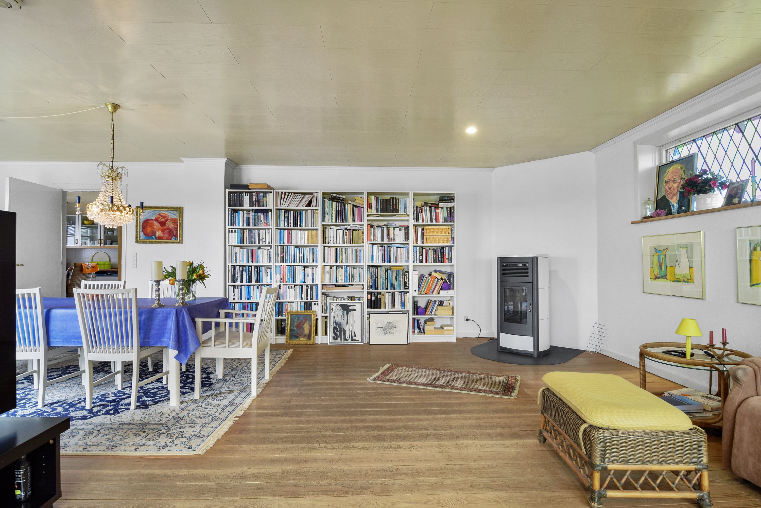 Fremhævet stue billede i fuldskærmstilstand. Billede af Skovglimt 23, 6340 Kruså