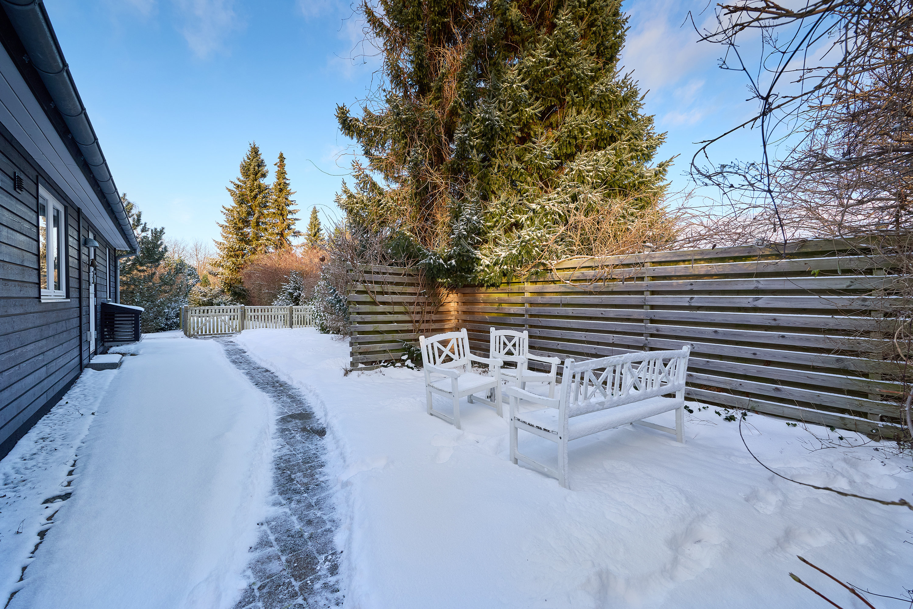 Fremhævet terrasse billede i fuldskærmstilstand. Billede af Hyrdevænget 36, Bonderup, 3250 Gilleleje