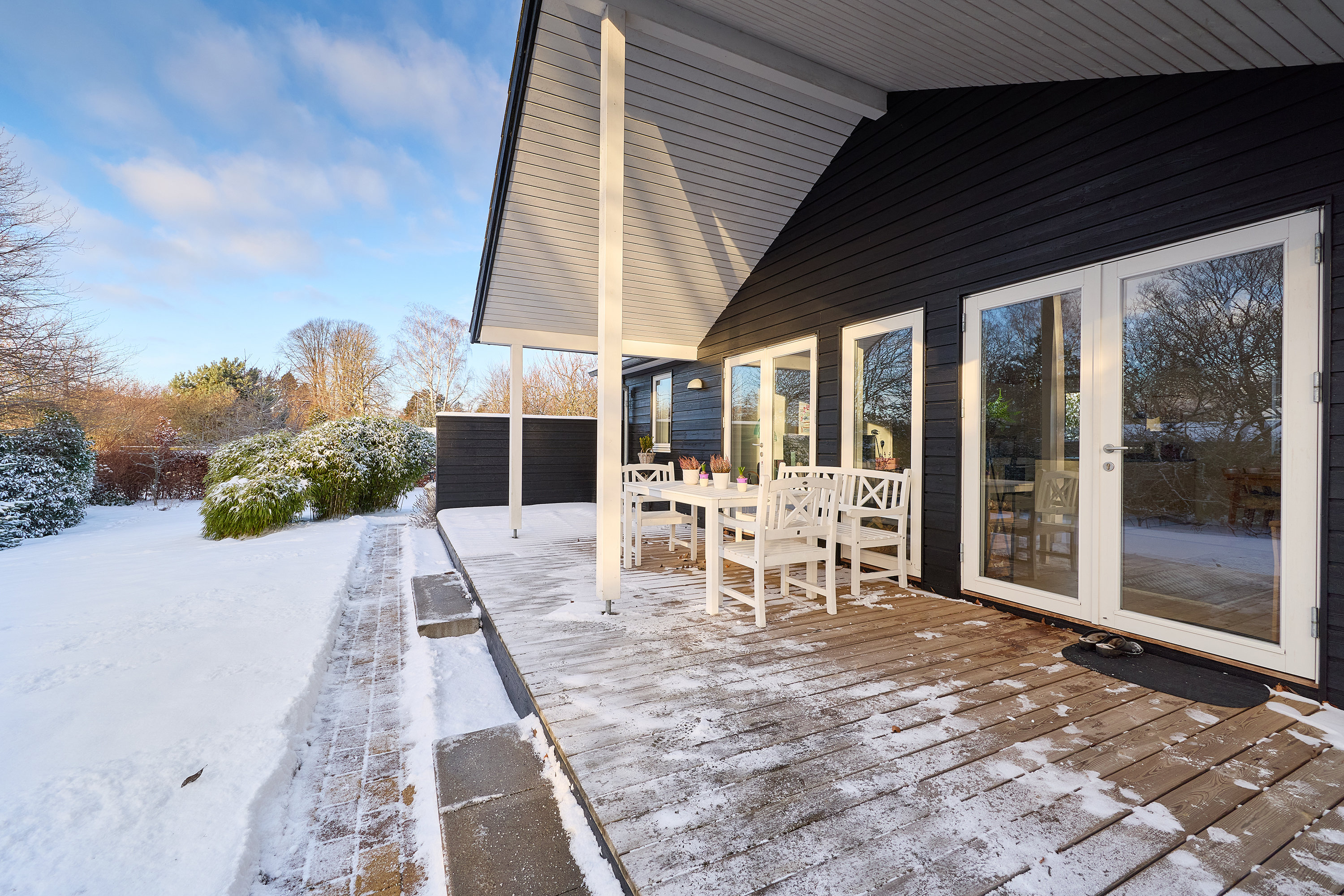 Fremhævet terrasse billede i fuldskærmstilstand. Billede af Hyrdevænget 36, Bonderup, 3250 Gilleleje