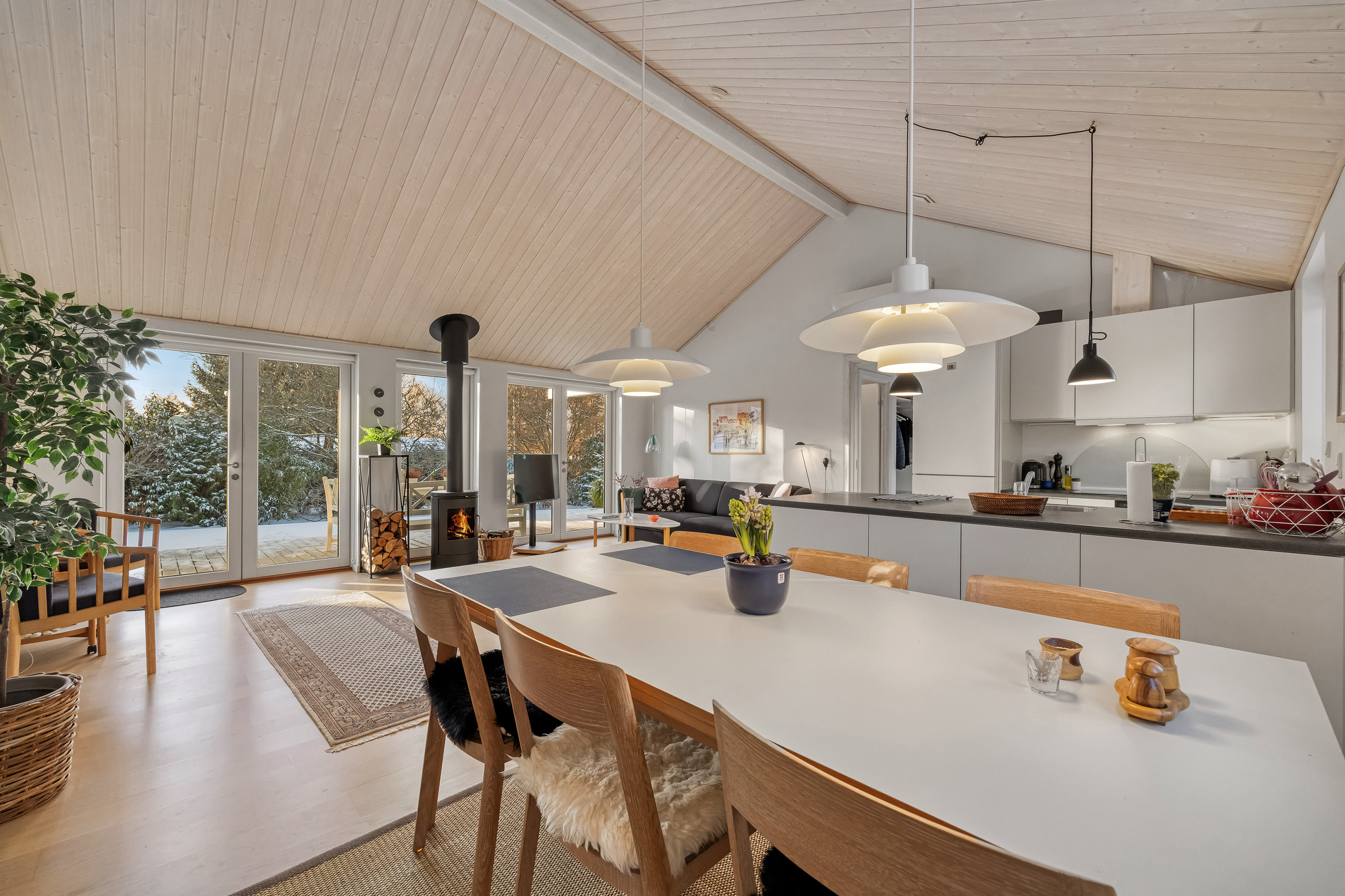 Fremhævet stue billede i fuldskærmstilstand. Billede af Hyrdevænget 36, Bonderup, 3250 Gilleleje