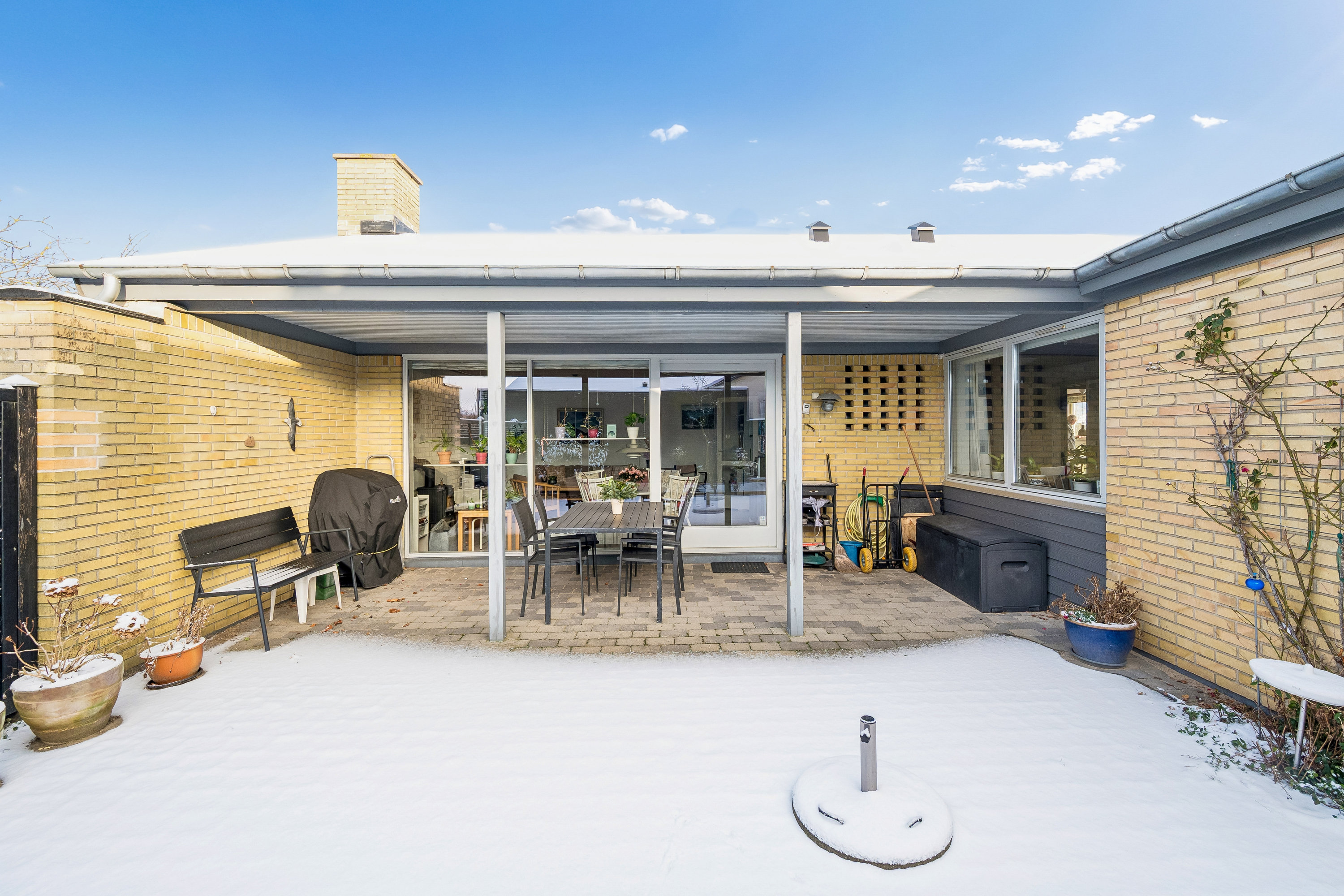 Fremhævet terrasse billede i fuldskærmstilstand. Billede af Hanstholmvej 18, 8250 Egå