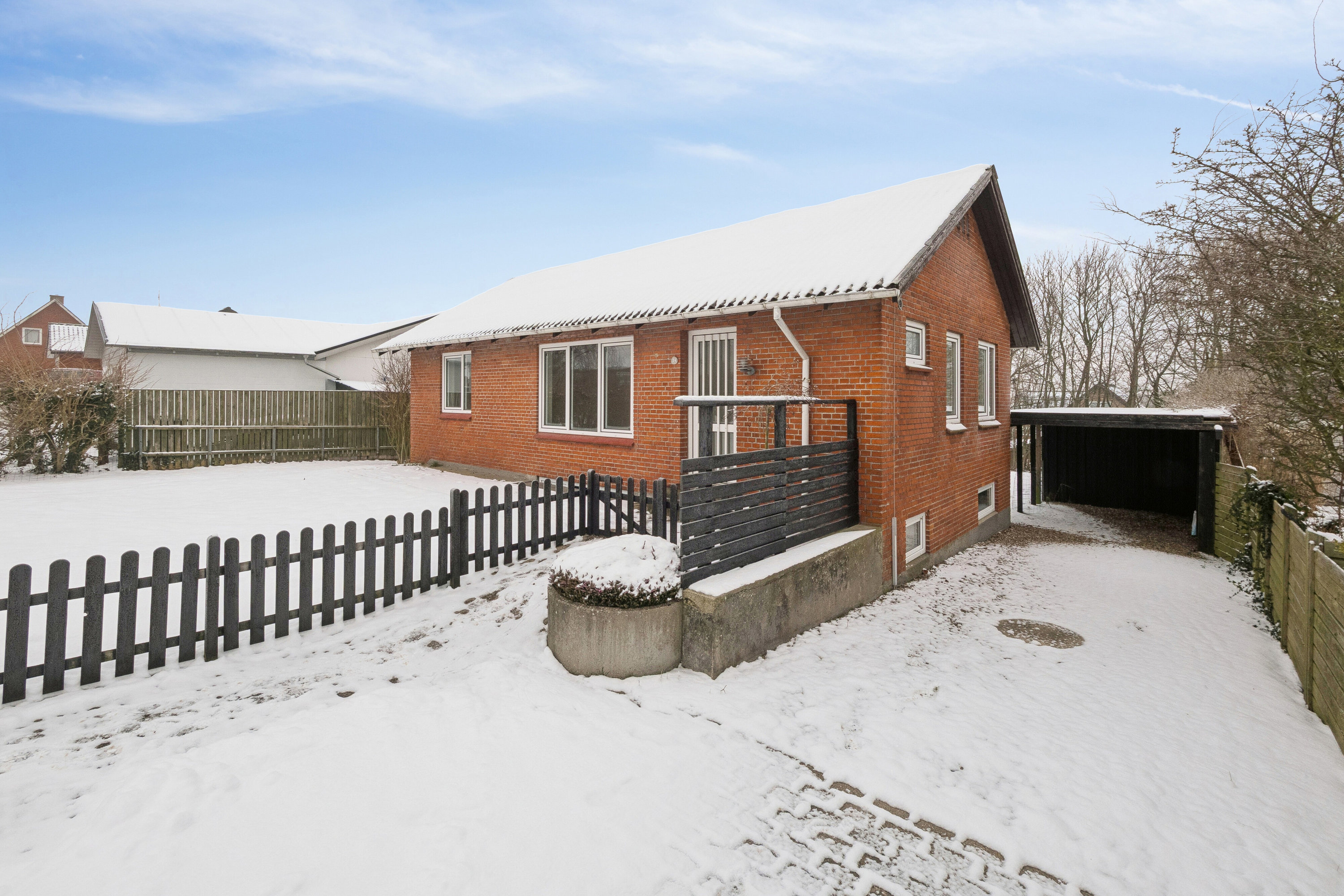 Fremhævet set fra haven billede i fuldskærmstilstand. Billede af Grandalsvej 14, Tilsted, 7700 Thisted