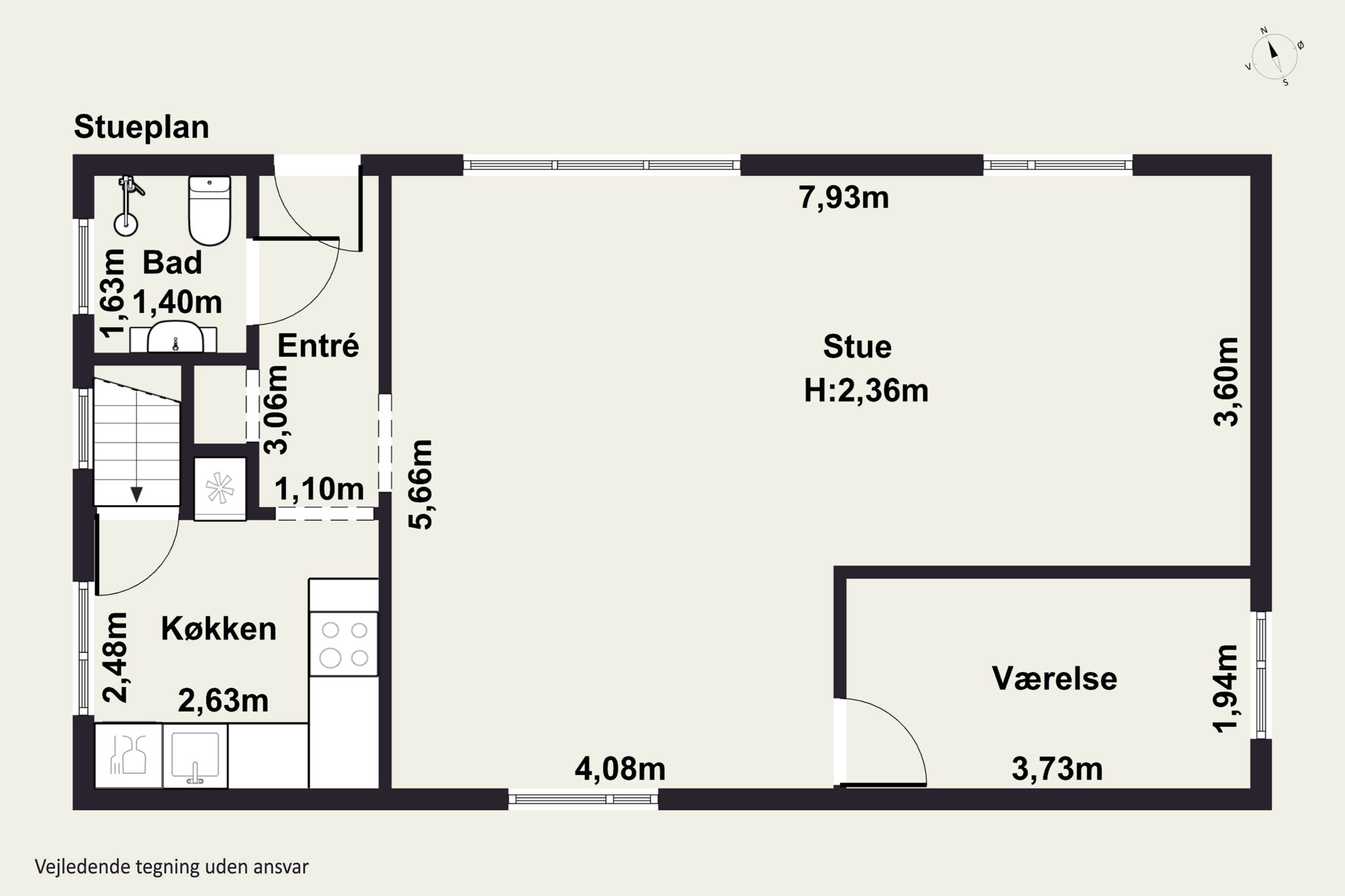 Plantegninger billede af Grandalsvej 14, Tilsted, 7700 Thisted