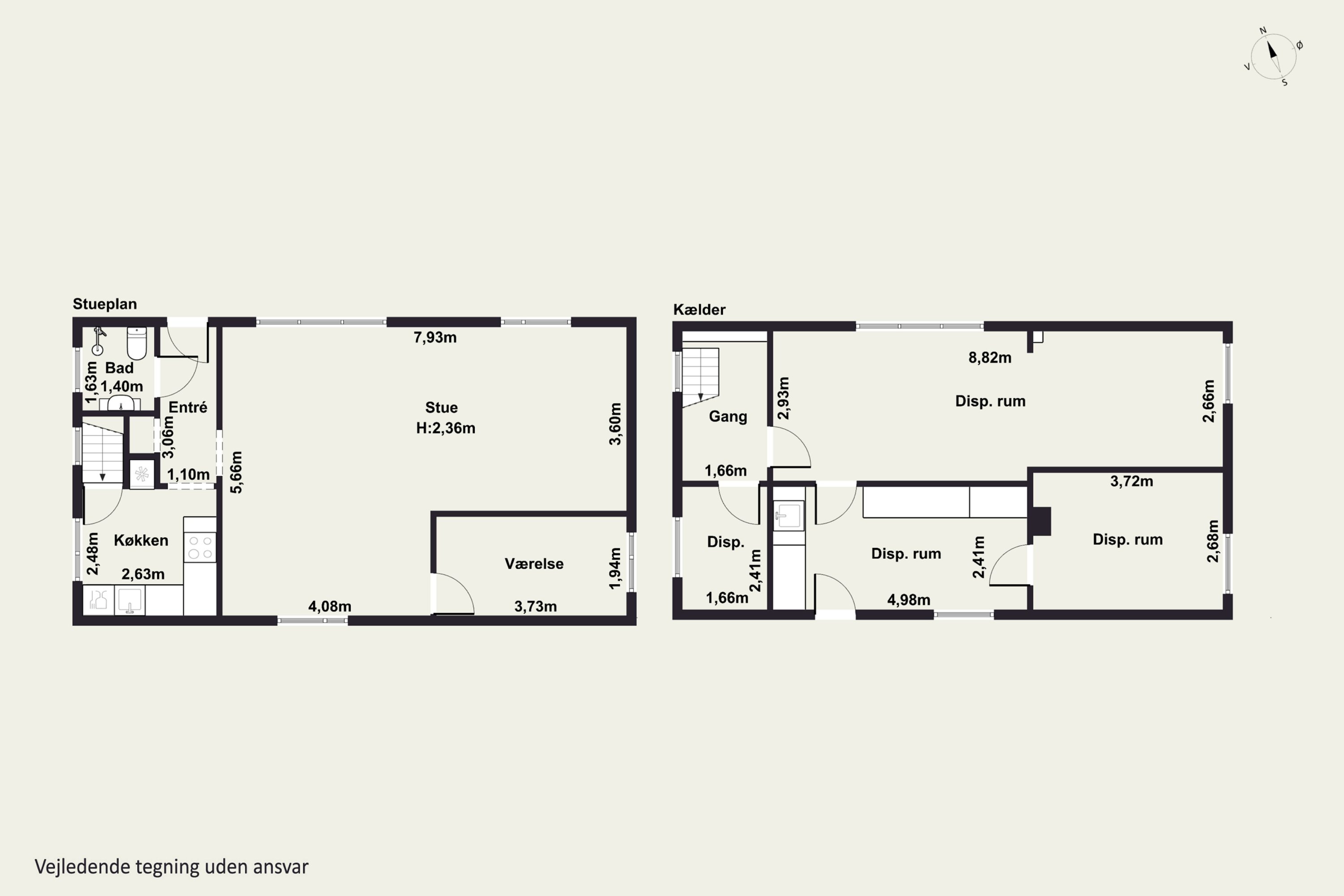 Plantegninger billede af Grandalsvej 14, Tilsted, 7700 Thisted