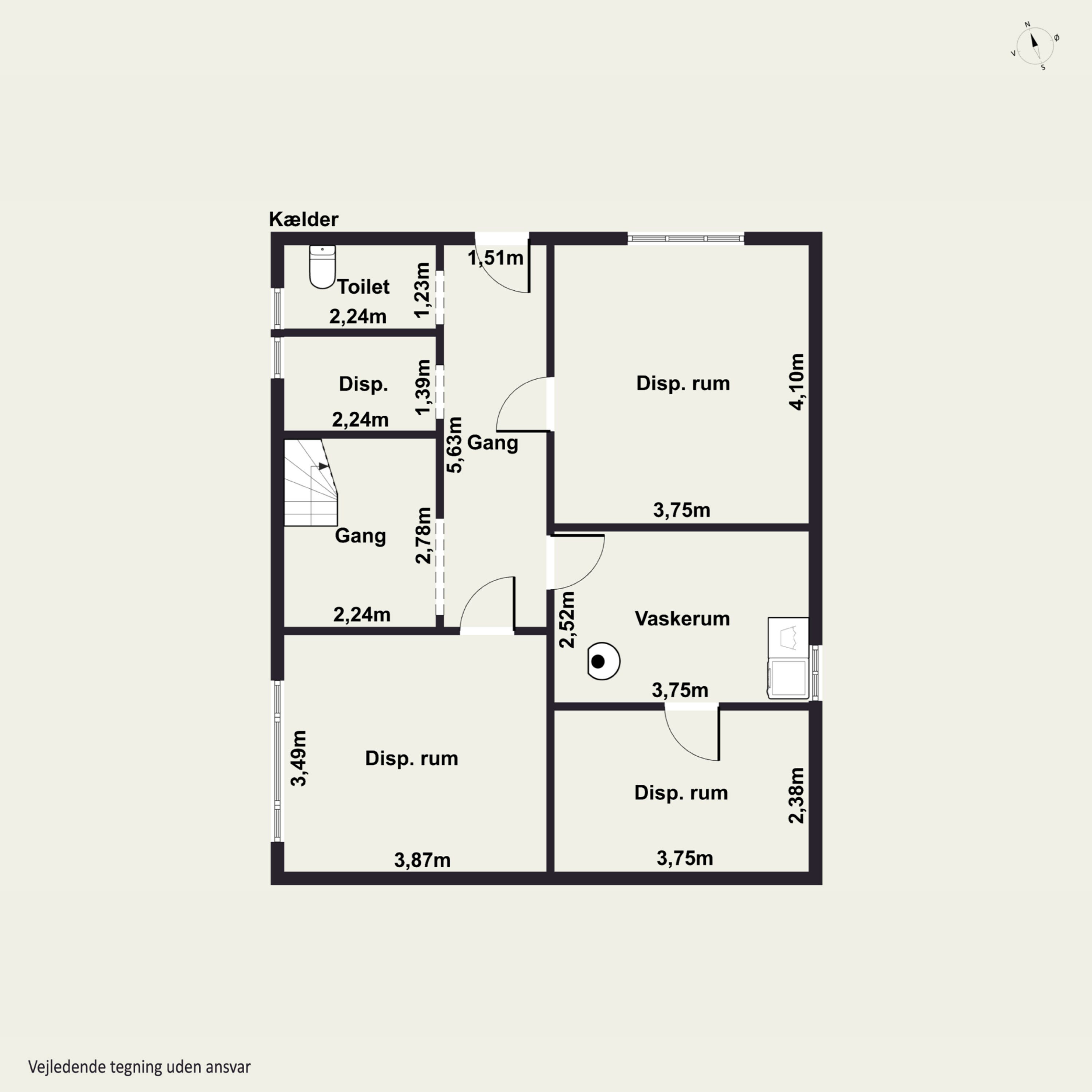 Plantegninger billede af Lars Dyrskjøts Vej 25, 9800 Hjørring