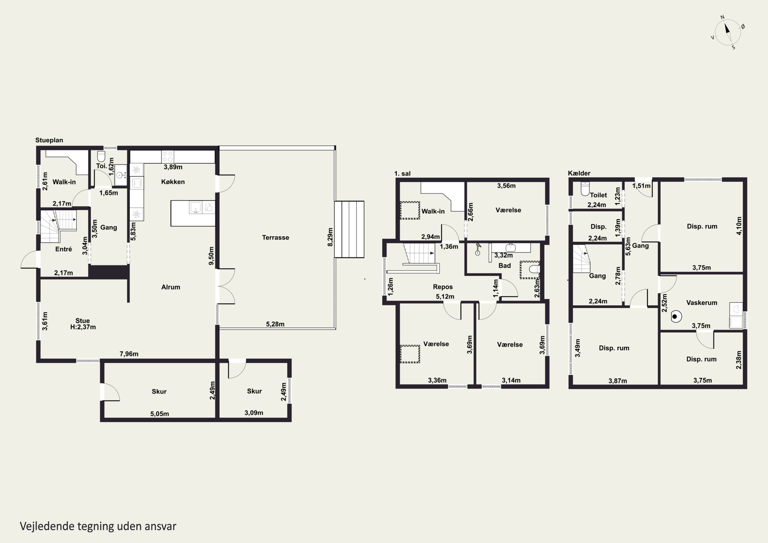 Plantegninger billede af Lars Dyrskjøts Vej 25, 9800 Hjørring
