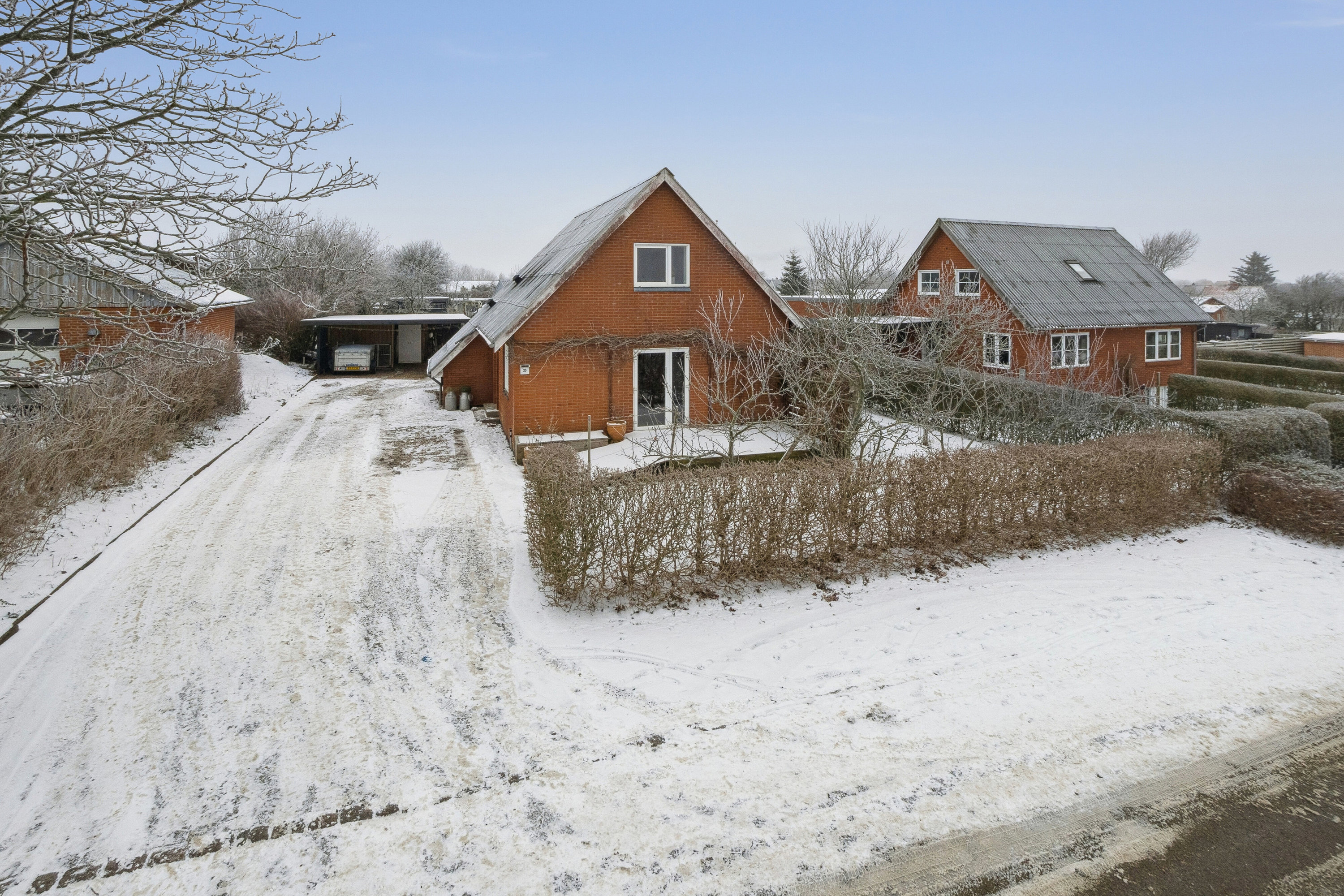 Fremhævet luftfoto billede i fuldskærmstilstand. Billede af Vandhøjvej 20, 7752 Snedsted