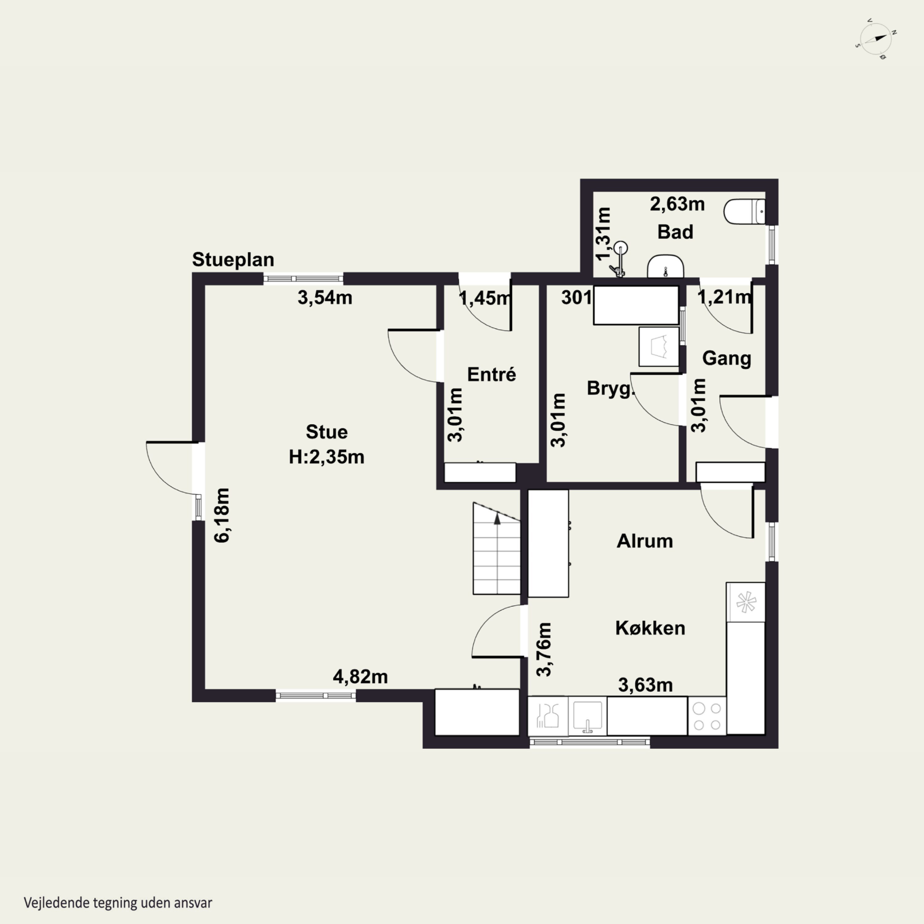 Plantegninger billede af Vandhøjvej 20, 7752 Snedsted