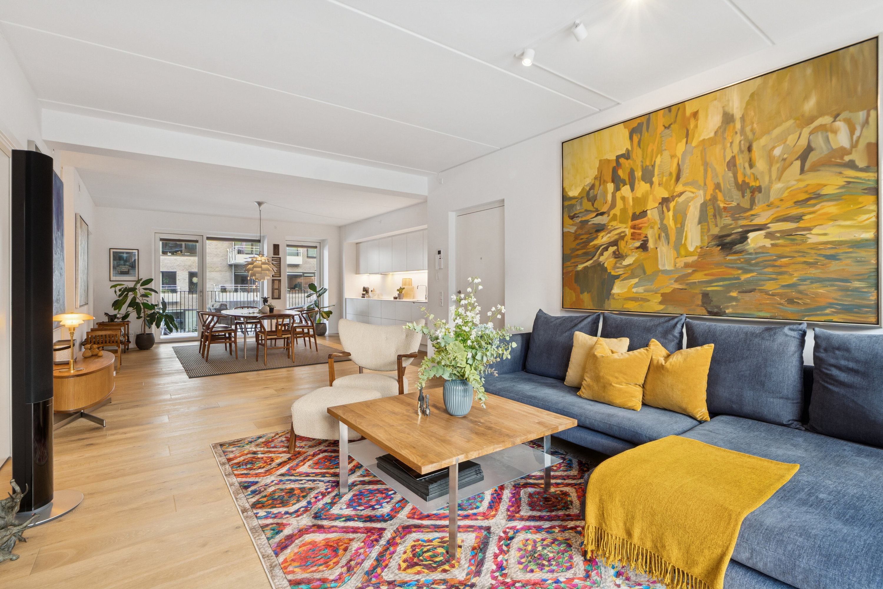 Fremhævet stue billede i fuldskærmstilstand. Billede af Islands Brygge 40, 1. tv., 2300 København S