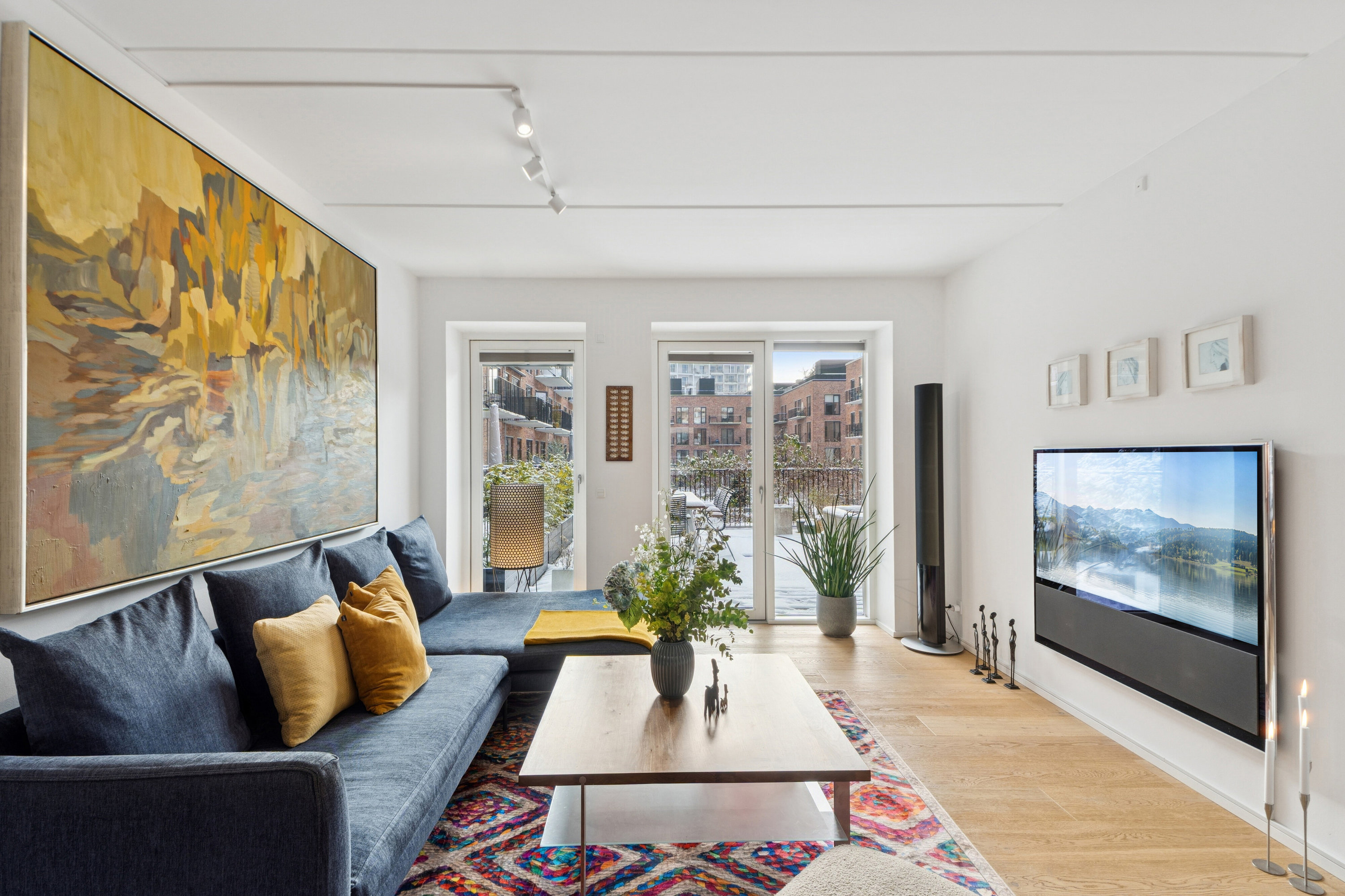 Fremhævet stue billede i fuldskærmstilstand. Billede af Islands Brygge 40, 1. tv., 2300 København S