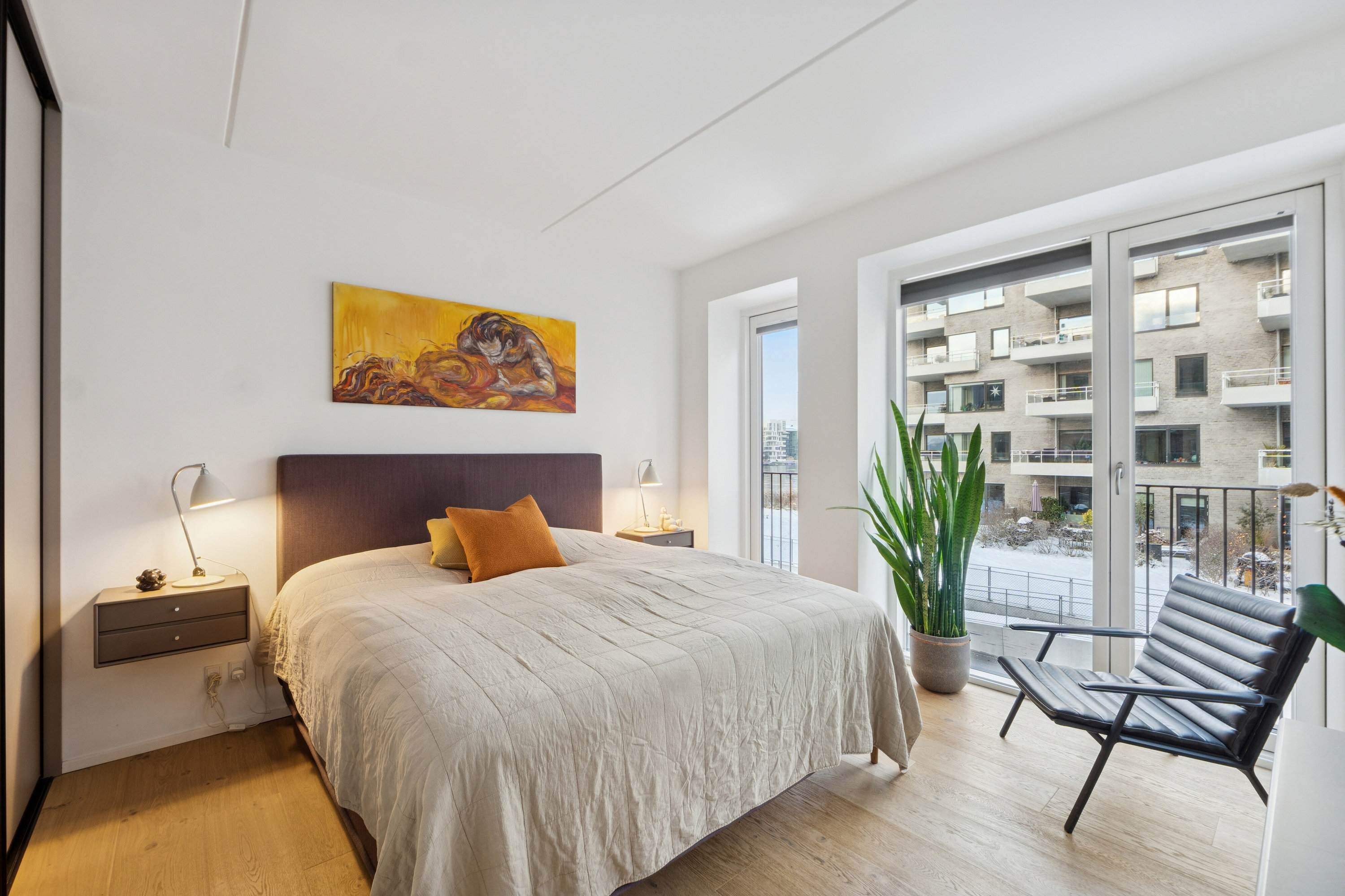 Fremhævet soveværelse billede i fuldskærmstilstand. Billede af Islands Brygge 40, 1. tv., 2300 København S