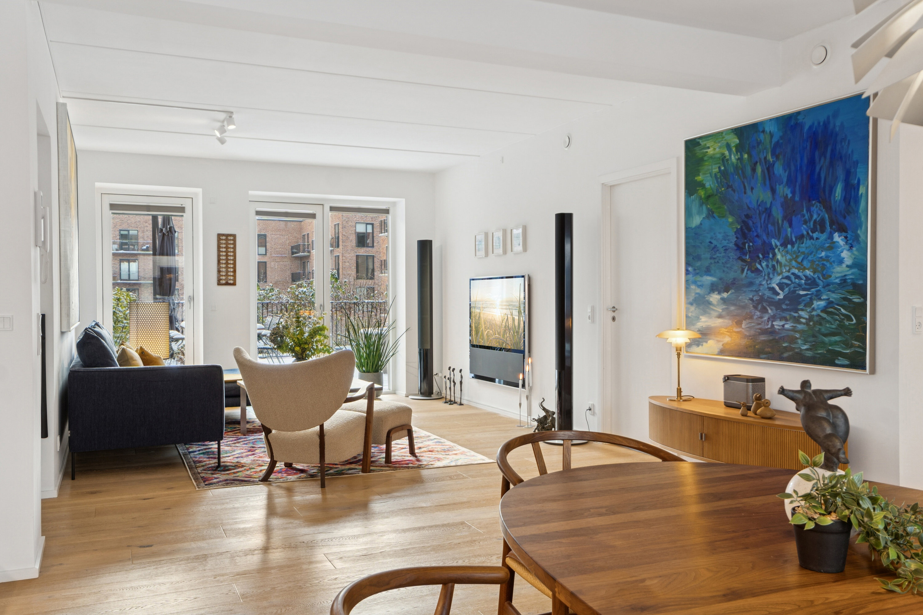 Fremhævet spisestue billede i fuldskærmstilstand. Billede af Islands Brygge 40, 1. tv., 2300 København S