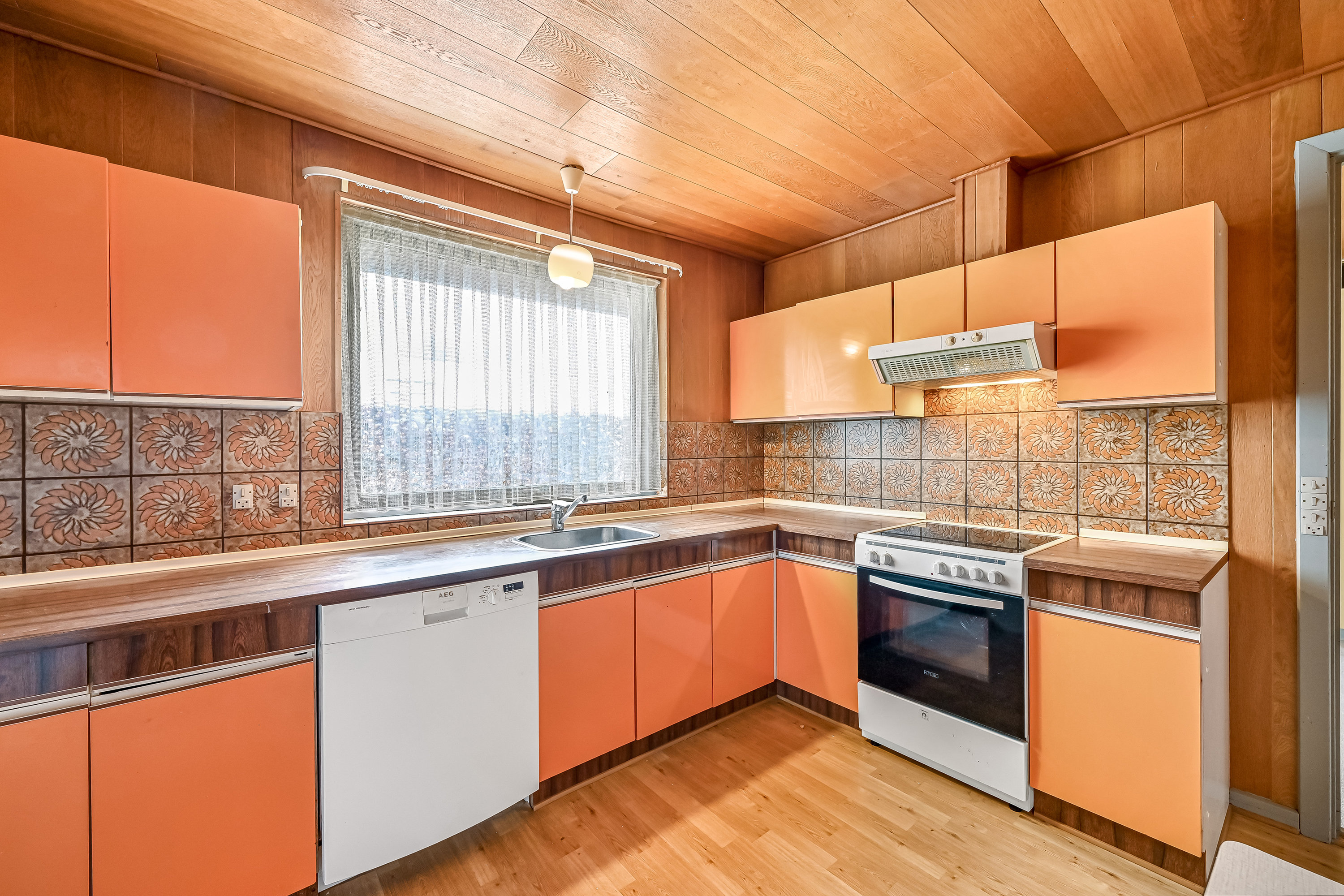 Fremhævet køkken  billede i fuldskærmstilstand. Billede af Gudenåvej 84, 7400 Herning