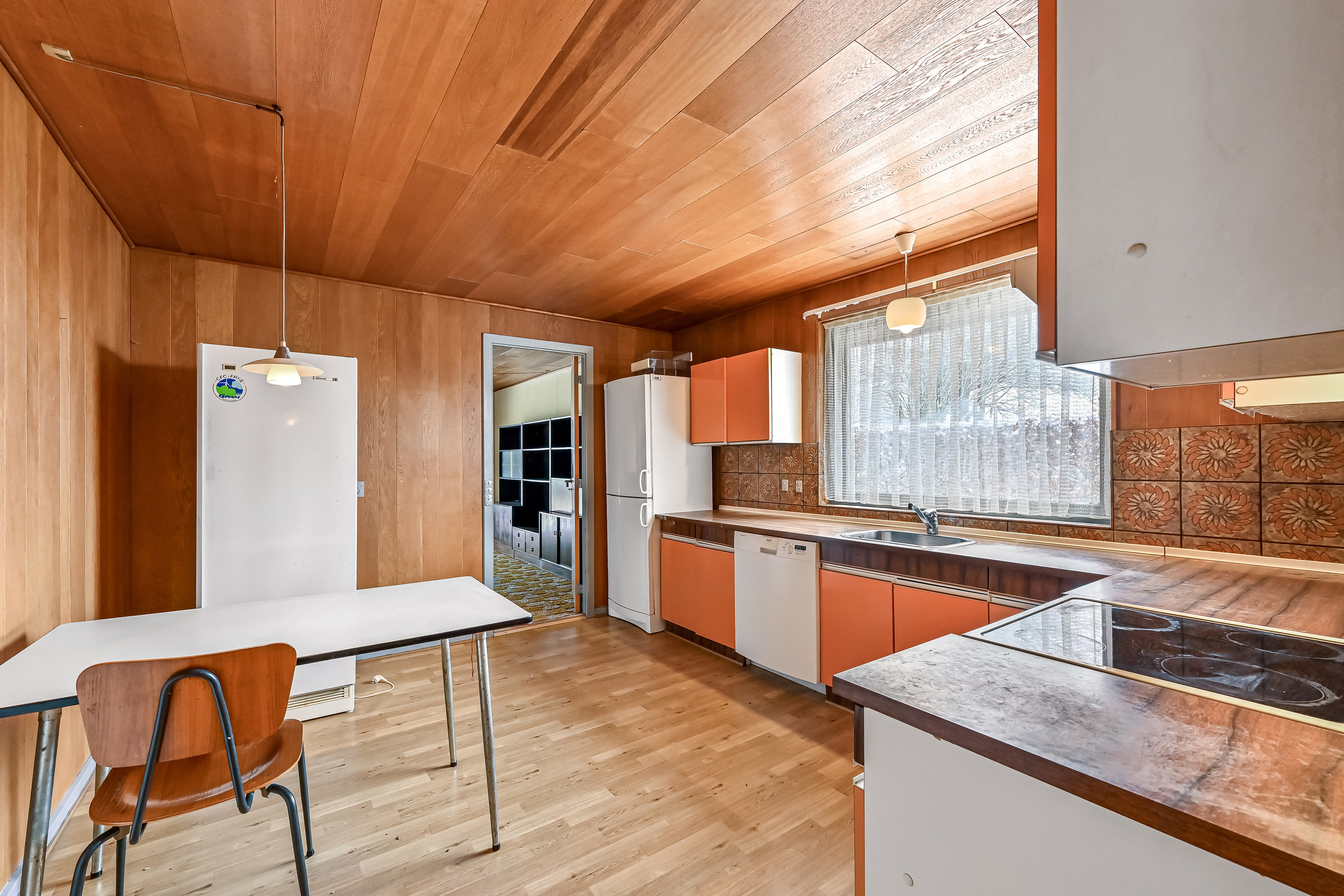 Fremhævet køkken  billede i fuldskærmstilstand. Billede af Gudenåvej 84, 7400 Herning