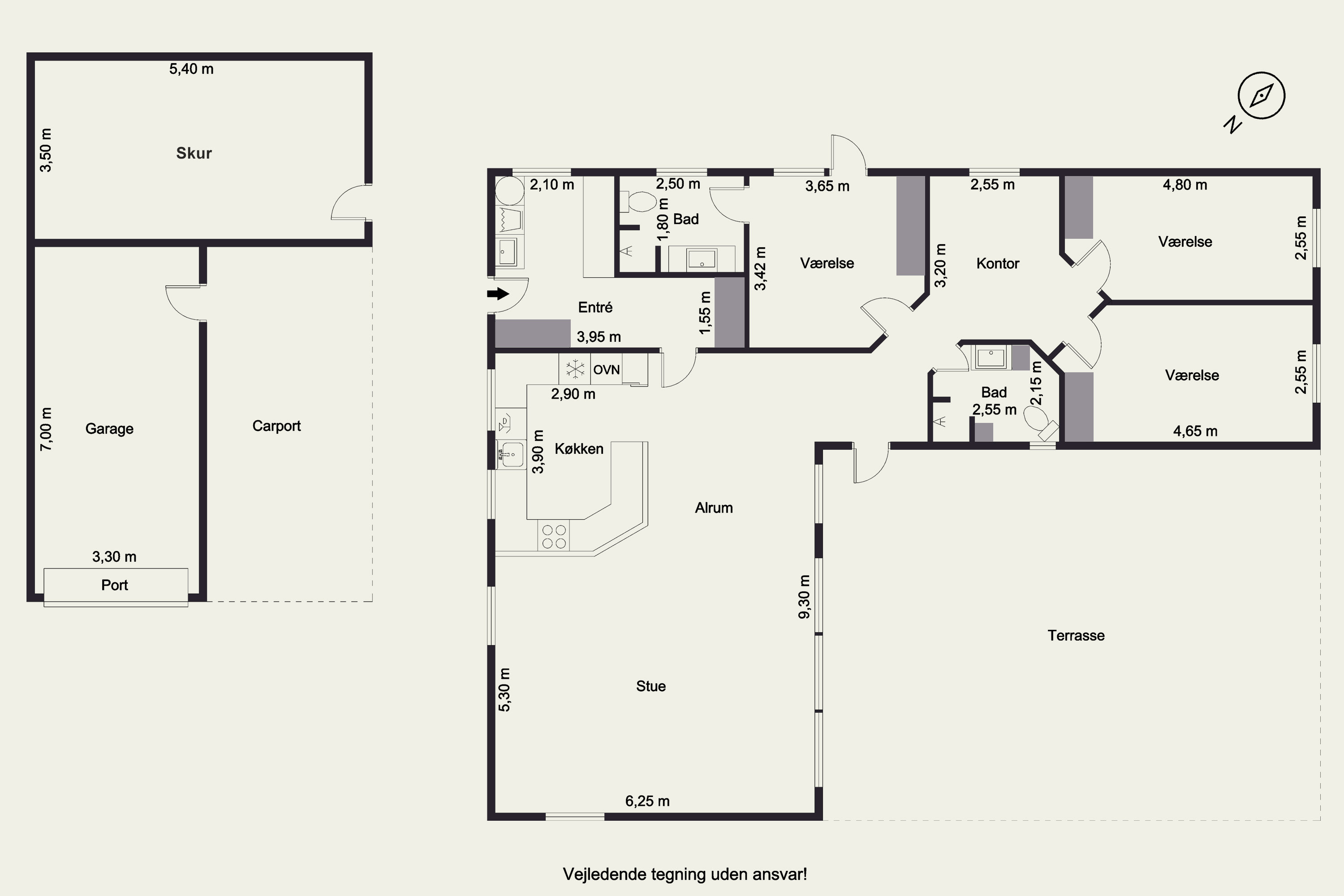 Plantegninger billede af Skjoldsgade 26, 9700 Brønderslev