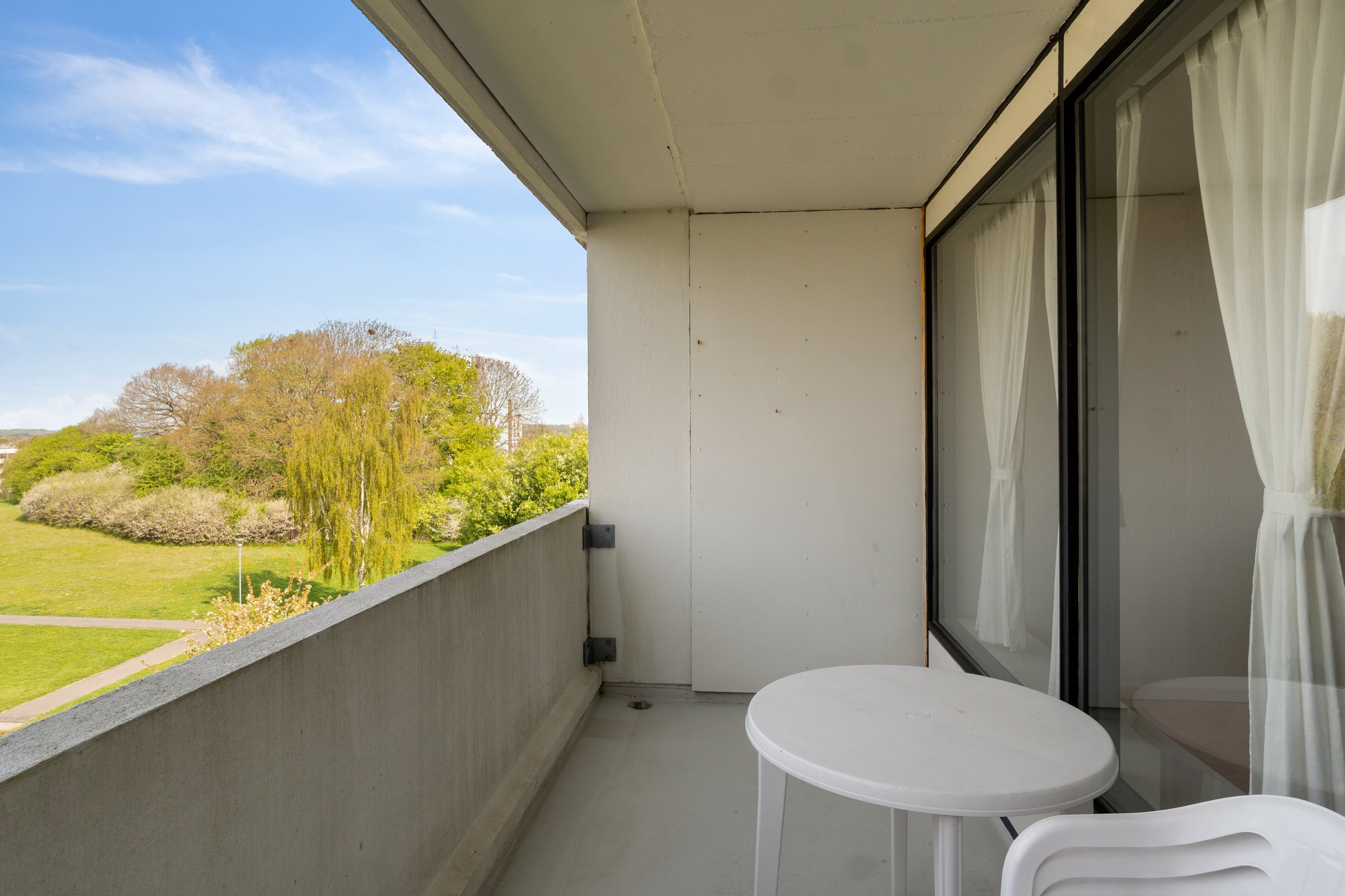 Fremhævet altan billede i fuldskærmstilstand. Billede af Grøndalsvej 48, 3. 4., 8260 Viby J