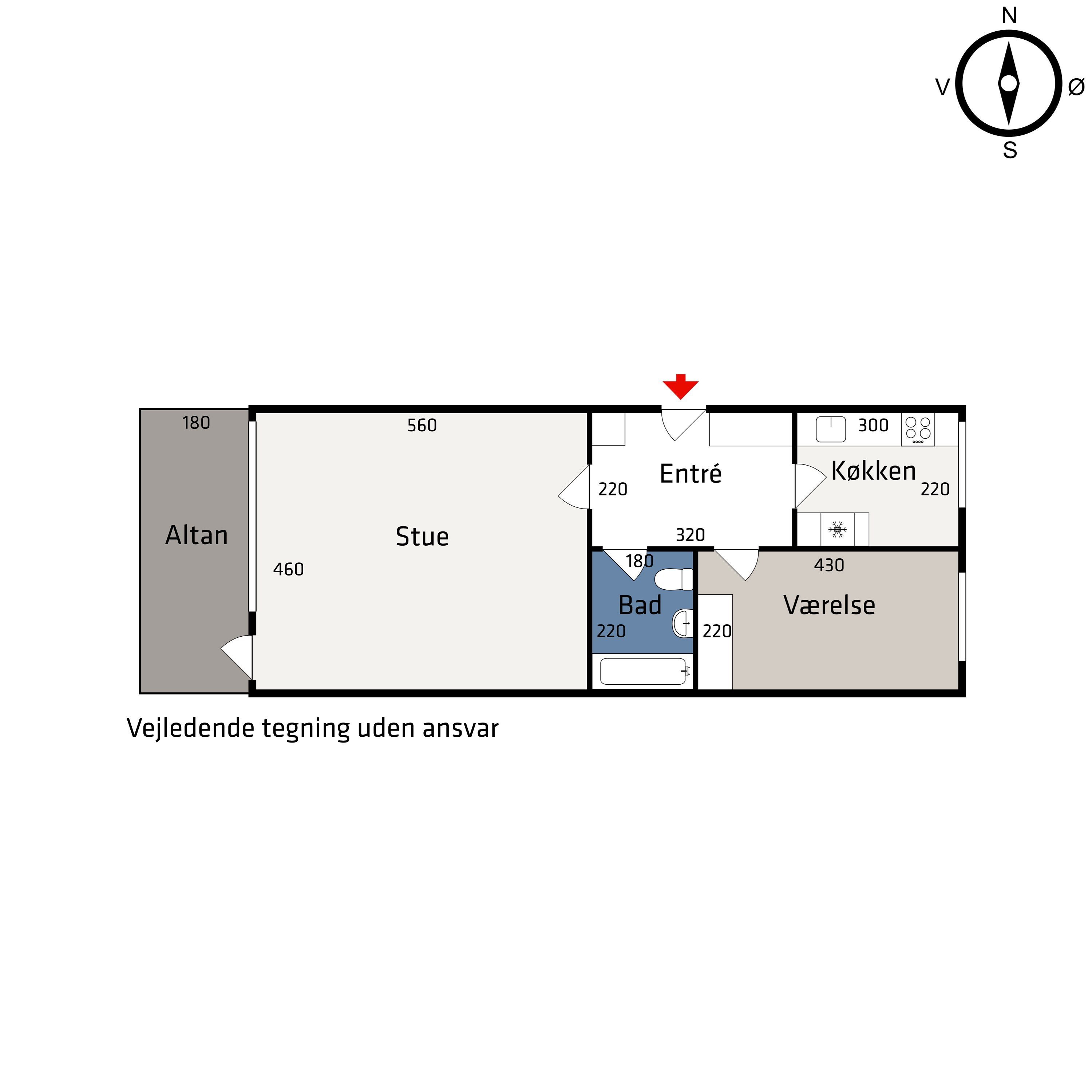 Plantegninger billede af Grøndalsvej 48, 3. 4., 8260 Viby J