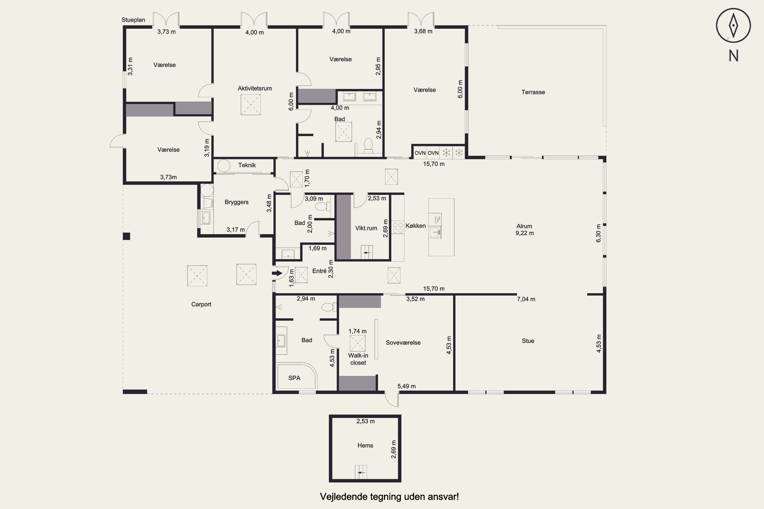 Plantegninger billede af Torngårdsallé 9, 9440 Aabybro