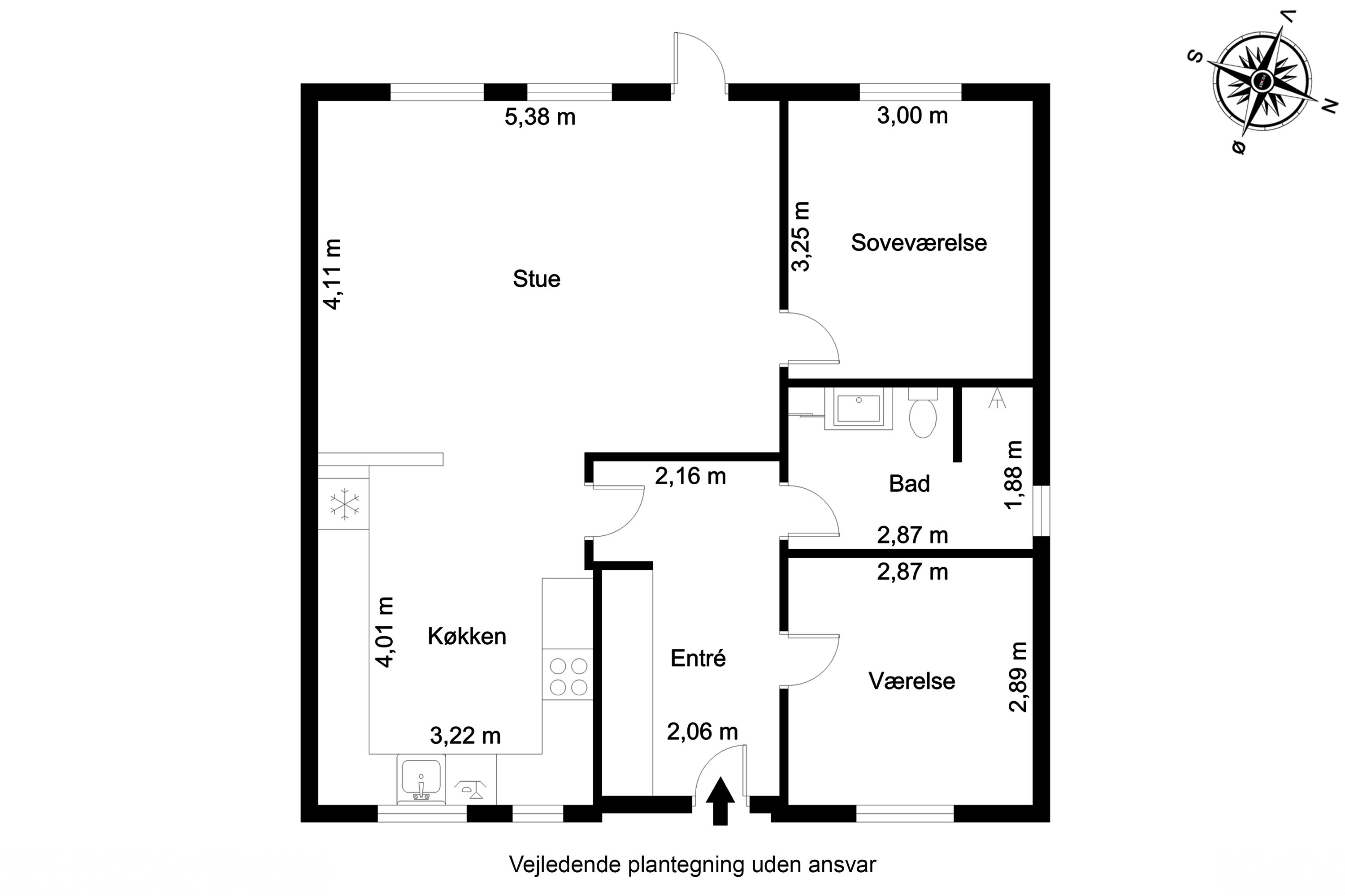 Plantegninger billede af Markskellet 33, 7190 Billund