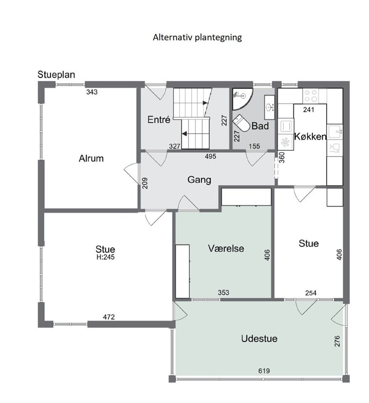 Plantegninger billede af Frederiksberggade 53, 8600 Silkeborg