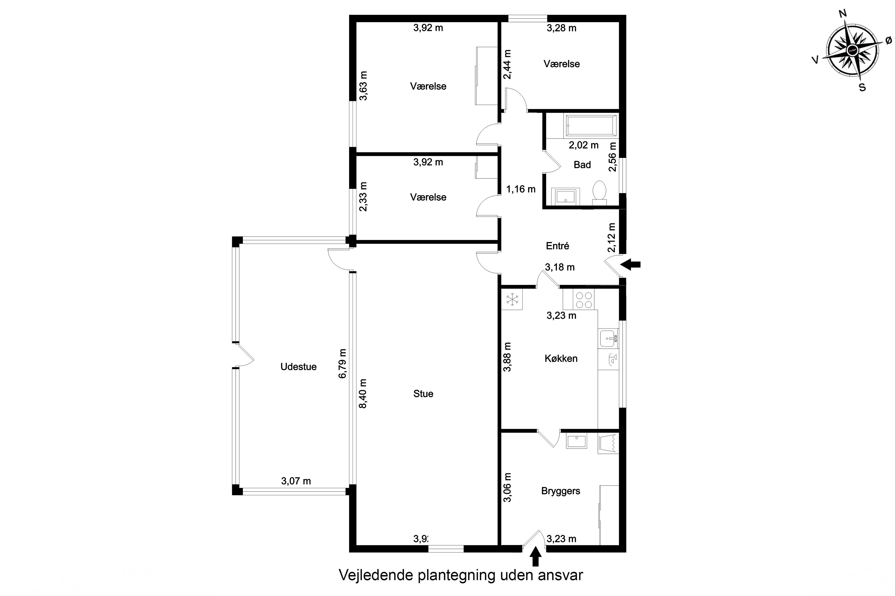 Plantegninger billede af Egevænget 108, 7190 Billund