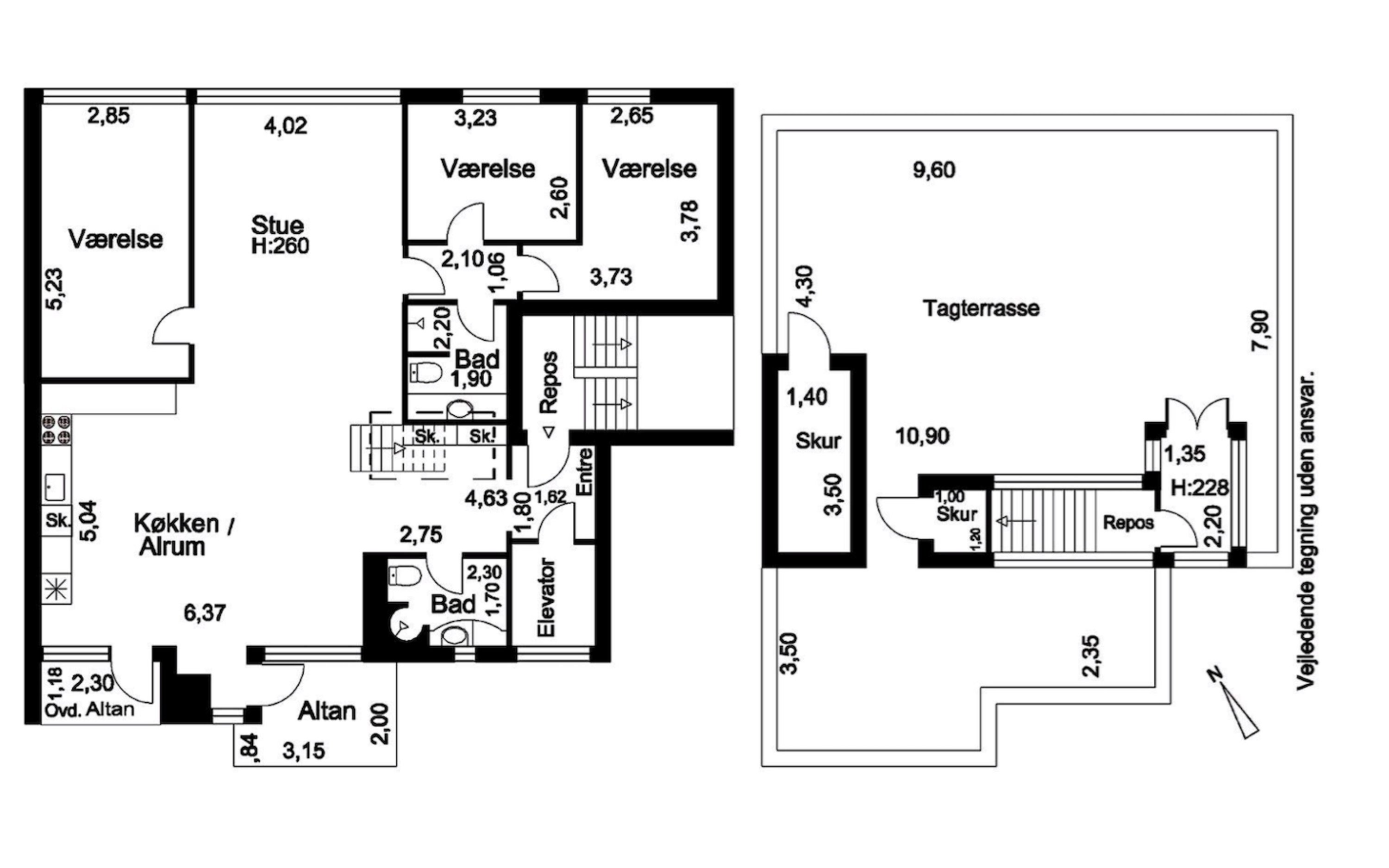Plantegninger billede af Artillerivej 114, 5., 2300 København S