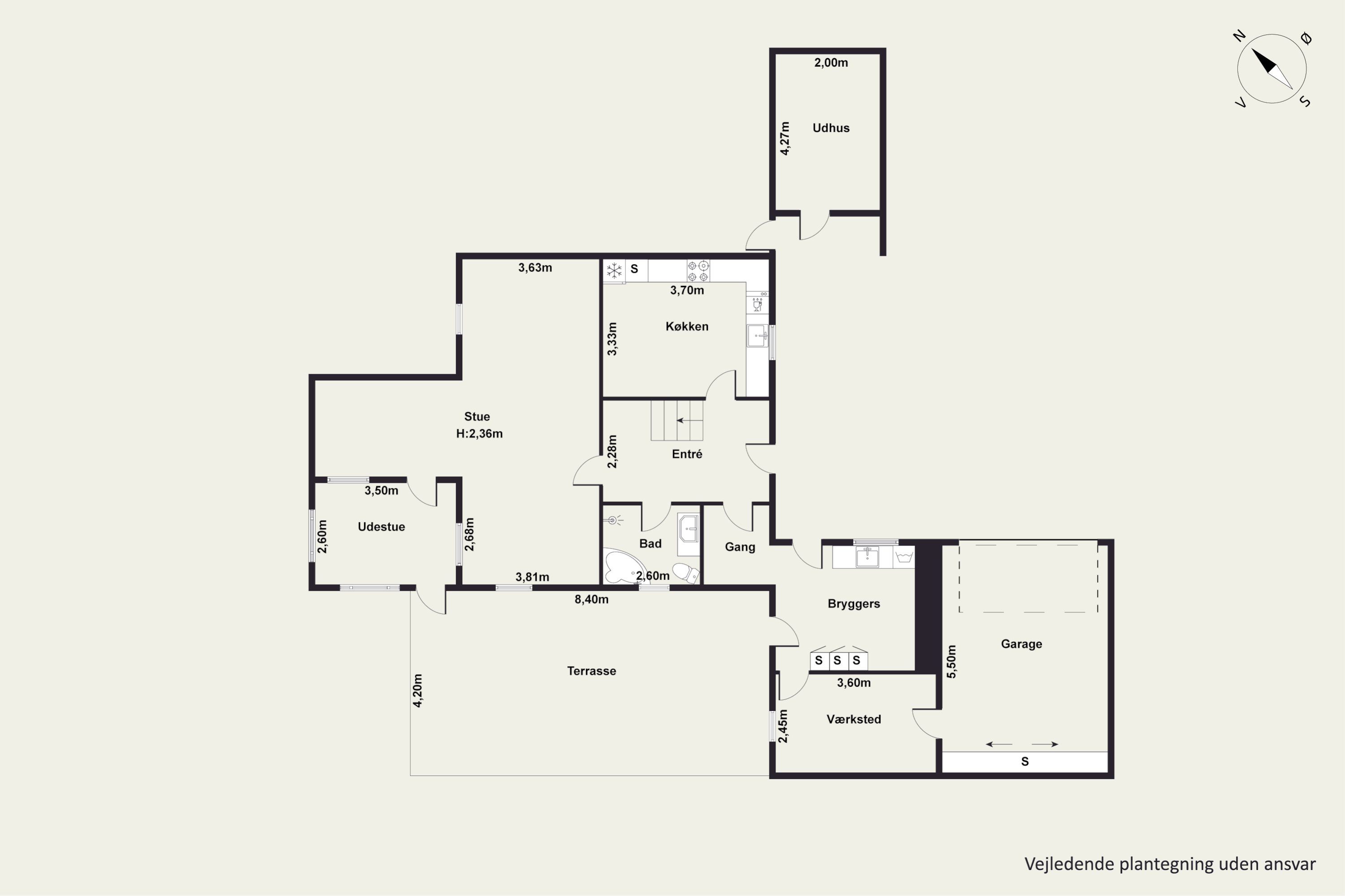 Plantegninger billede af Romdrupvej 9, 9270 Klarup