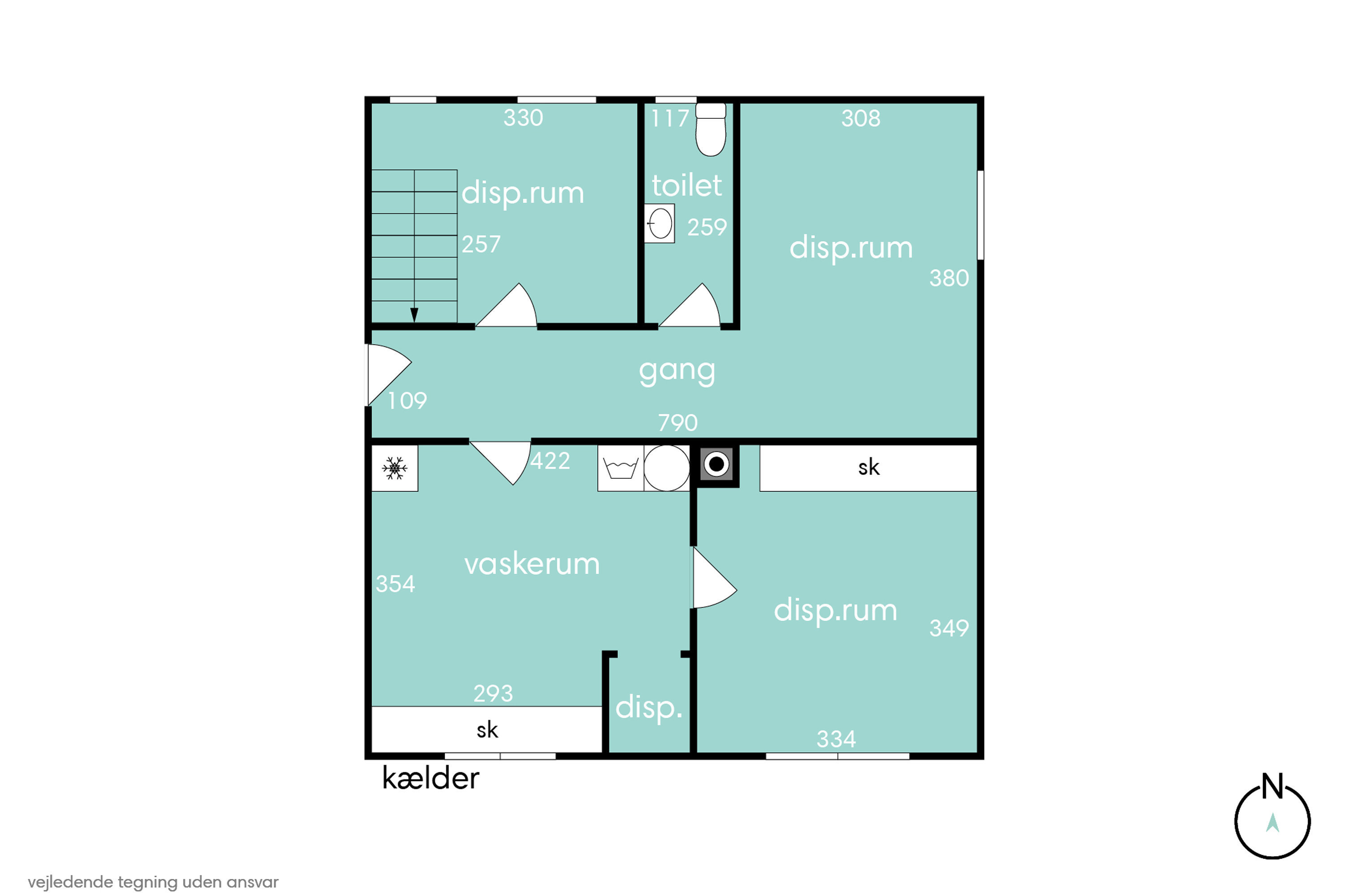Plantegninger billede af Gærumvej 24, 9900 Frederikshavn