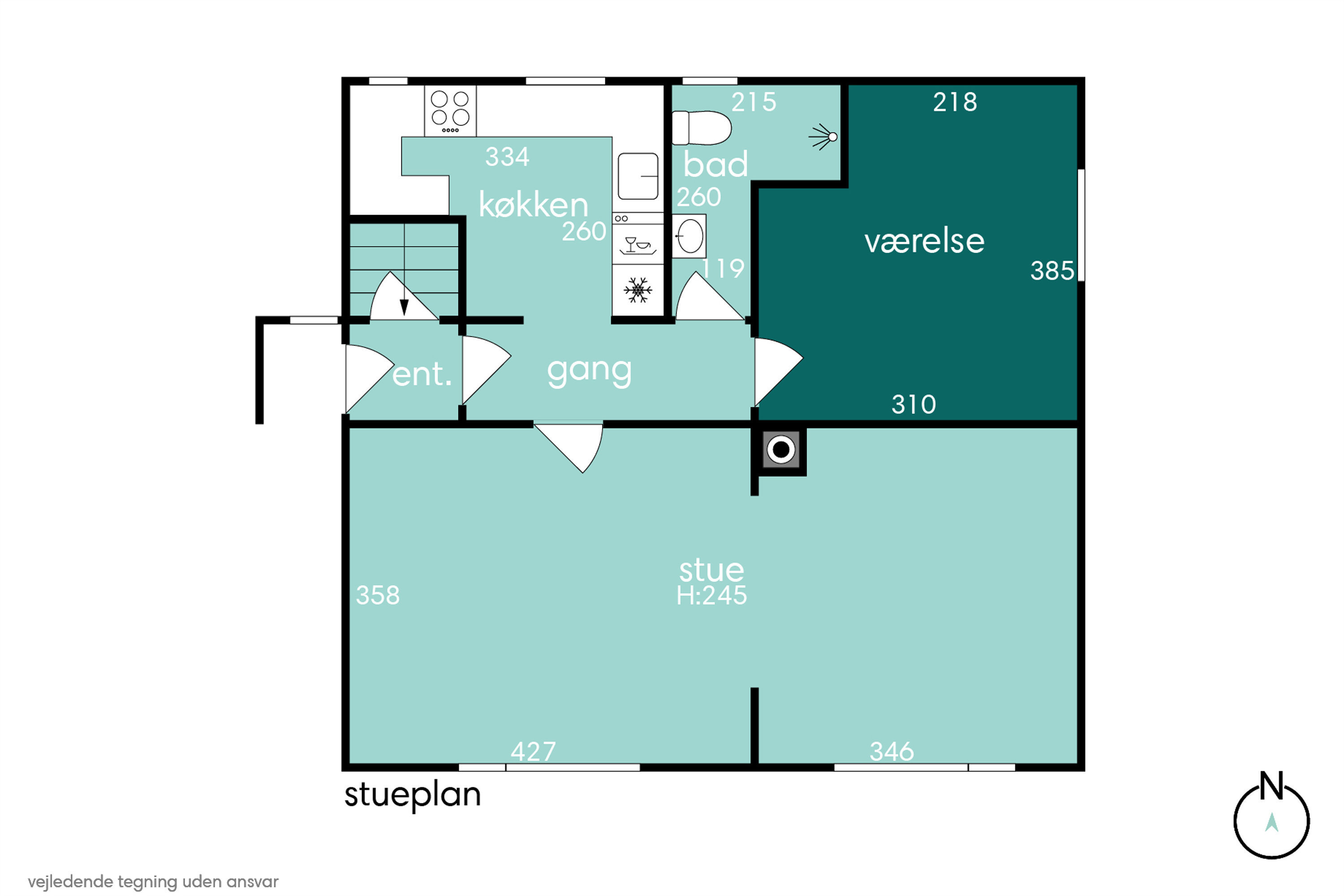 Plantegninger billede af Gærumvej 24, 9900 Frederikshavn