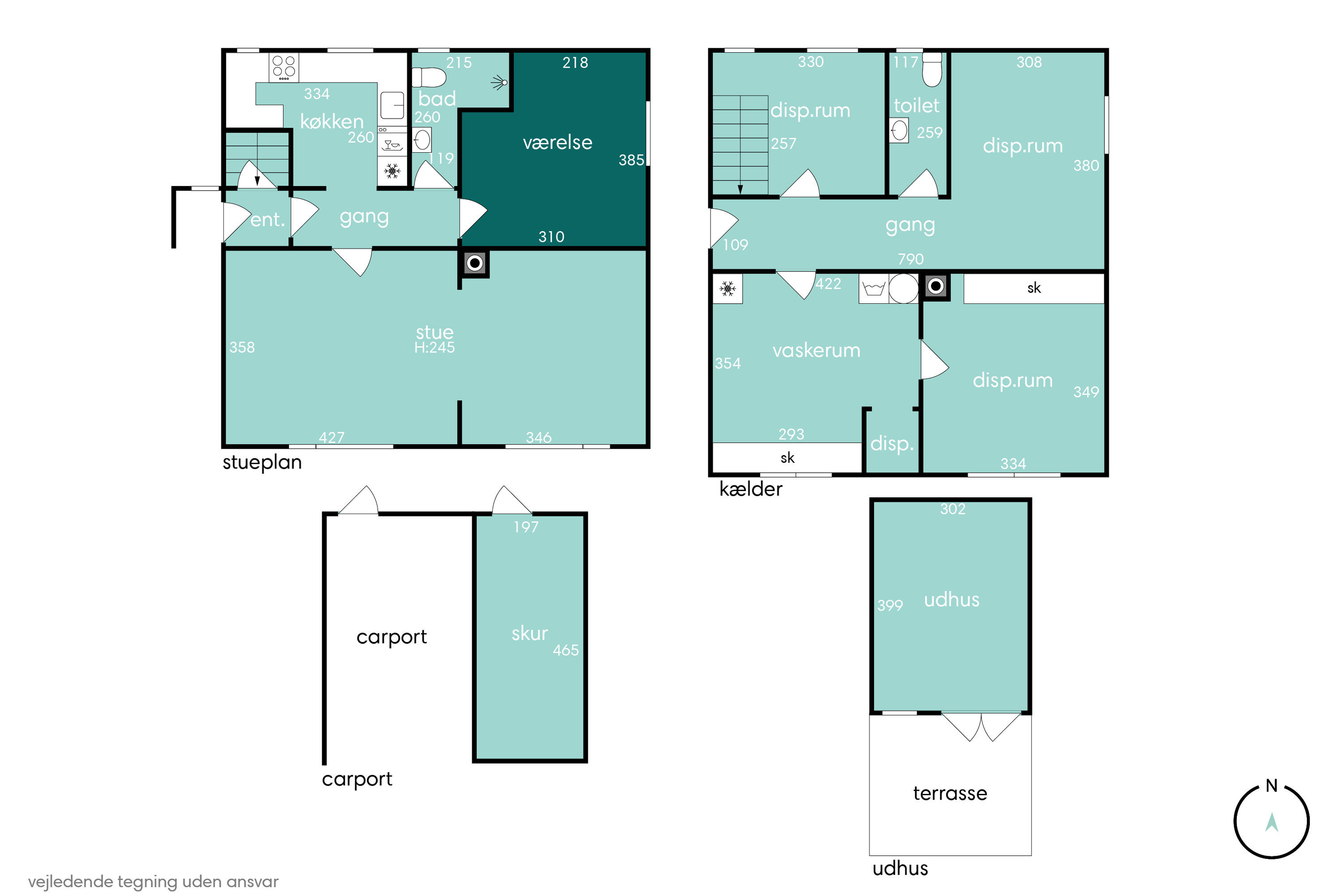 Plantegninger billede af Gærumvej 24, 9900 Frederikshavn