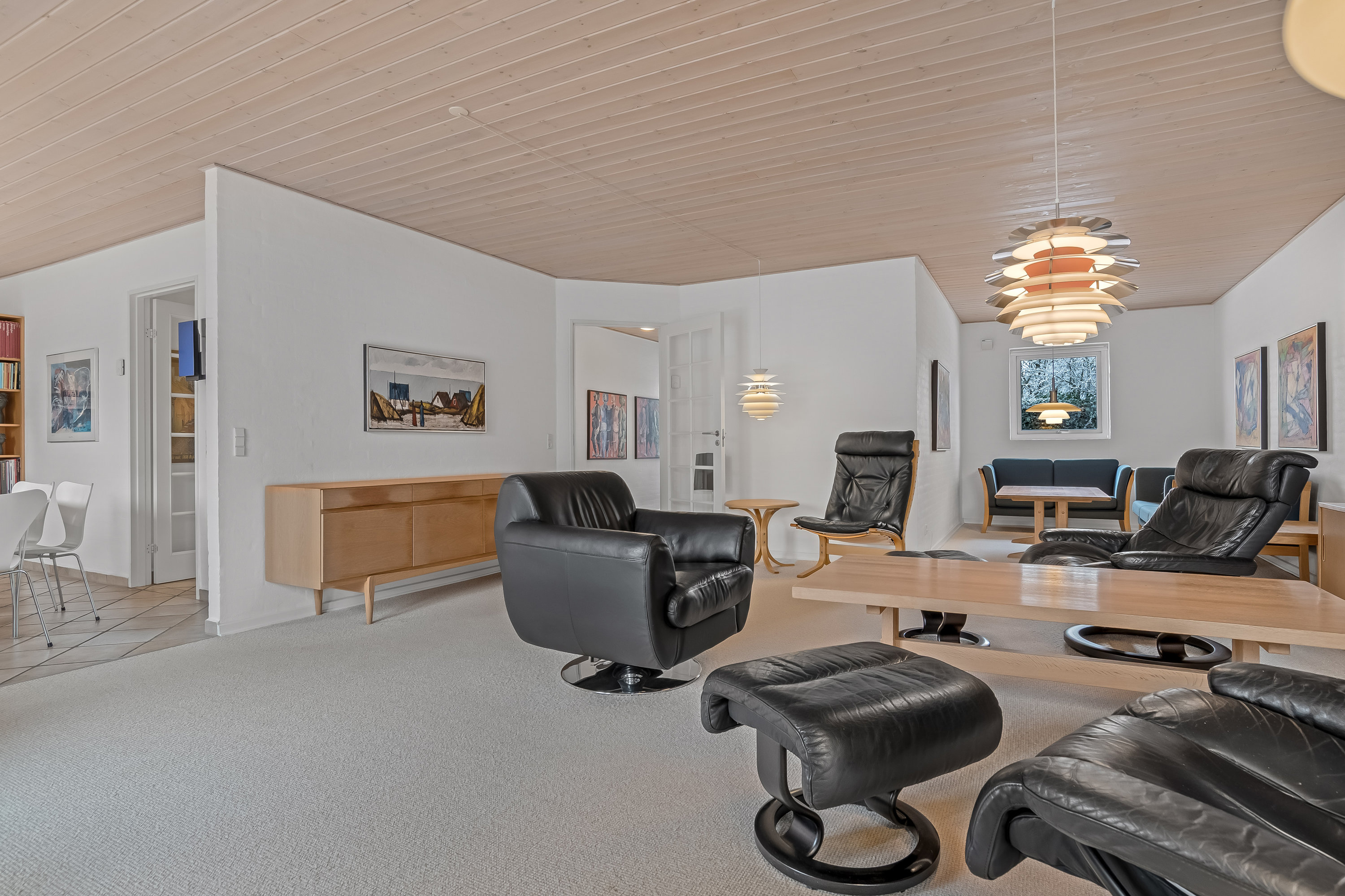 Fremhævet stue billede i fuldskærmstilstand. Billede af Møllevej 11G, 7500 Holstebro