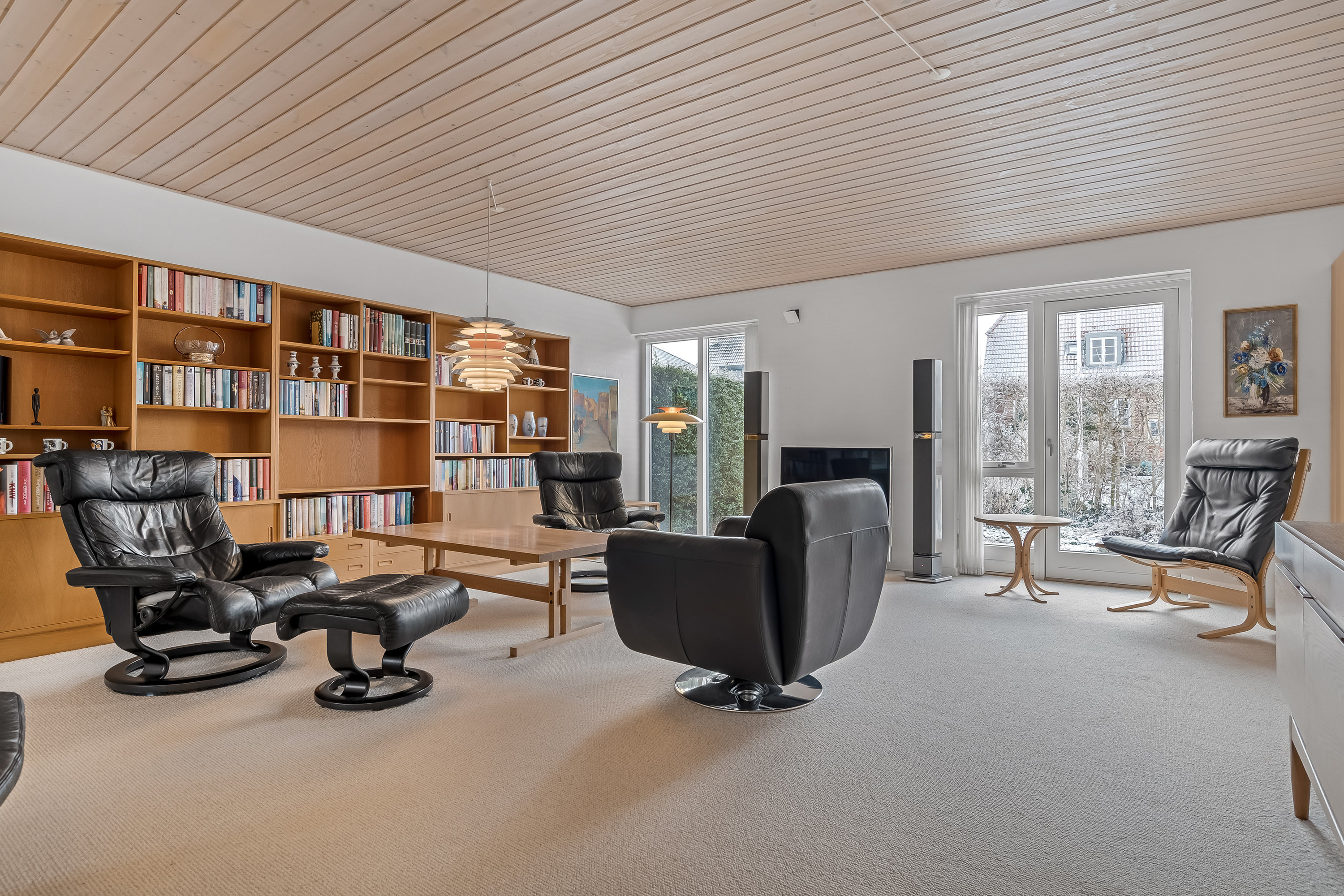 Fremhævet stue billede i fuldskærmstilstand. Billede af Møllevej 11G, 7500 Holstebro