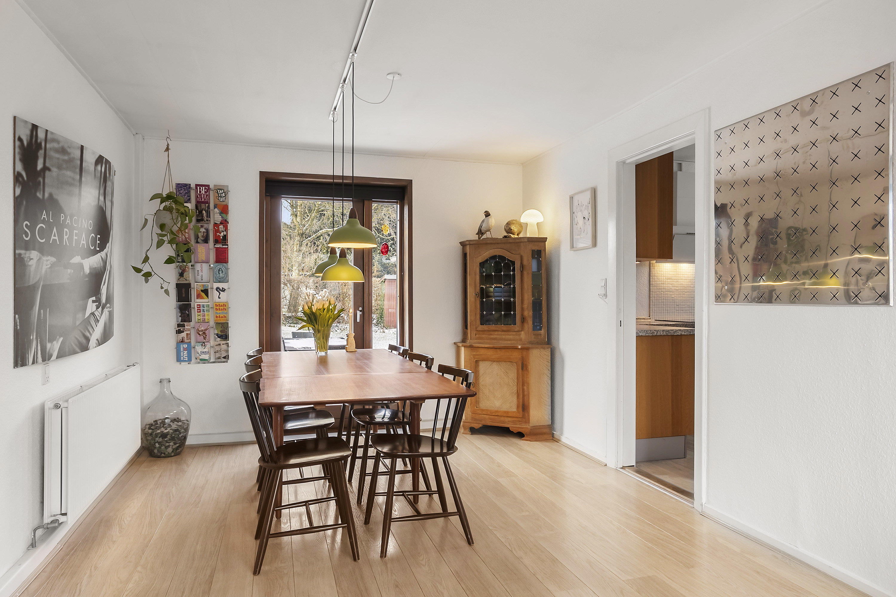 Fremhævet spisestue billede i fuldskærmstilstand. Billede af Tværgade 9, 6621 Gesten