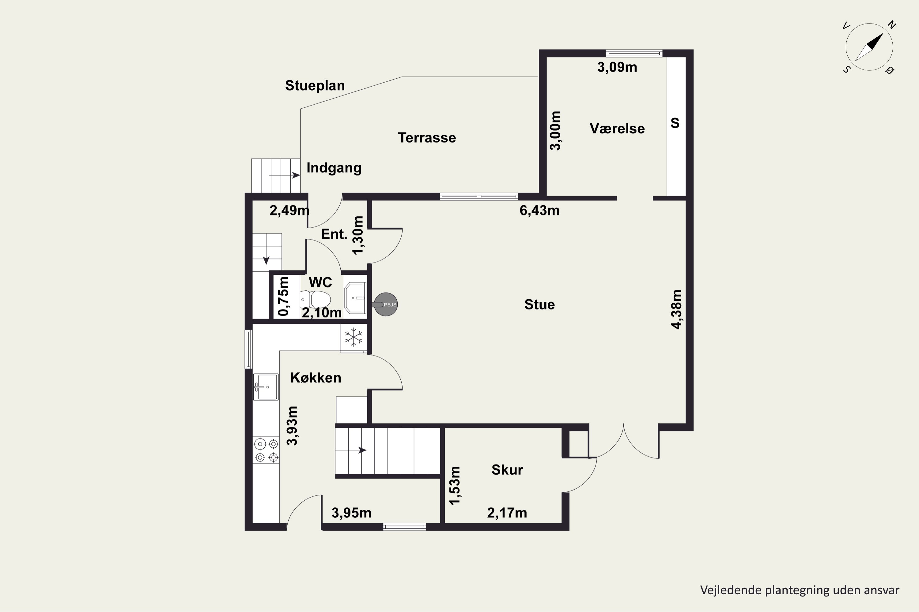 Plantegninger billede af Vester Altan 35, 9500 Hobro