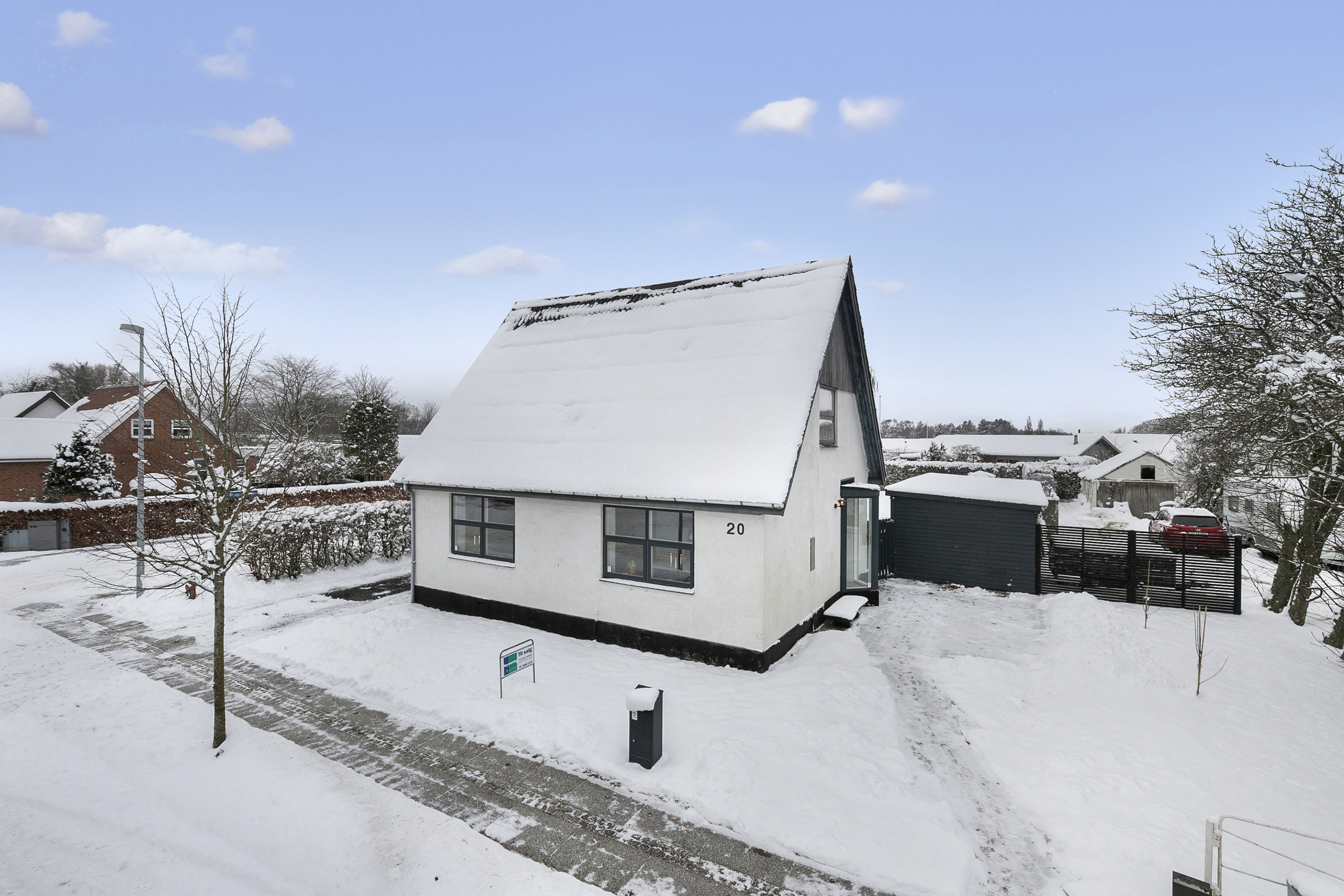 Villa: Facade på Bredgade 20, 9440 Aabybro