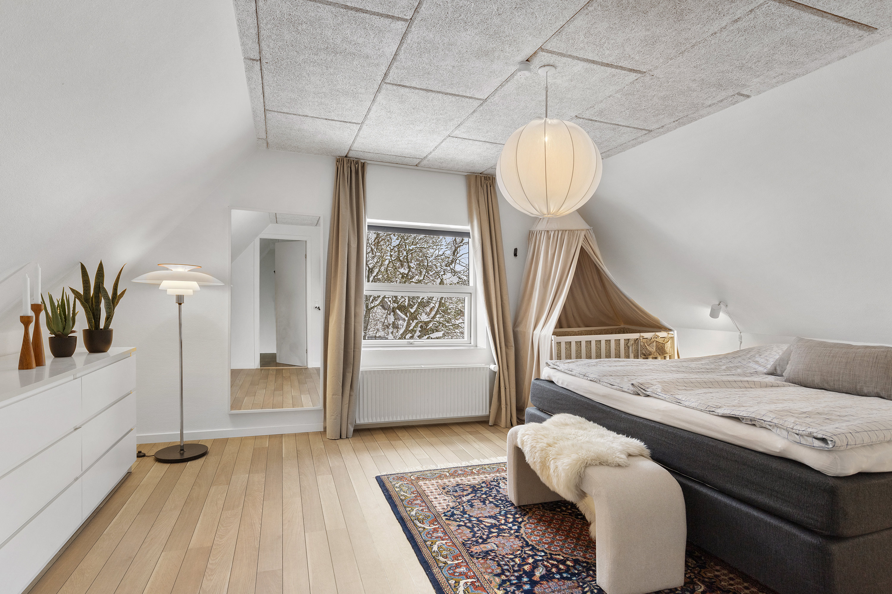 Fremhævet soveværelse billede i fuldskærmstilstand. Billede af Bredgade 20, 9440 Aabybro